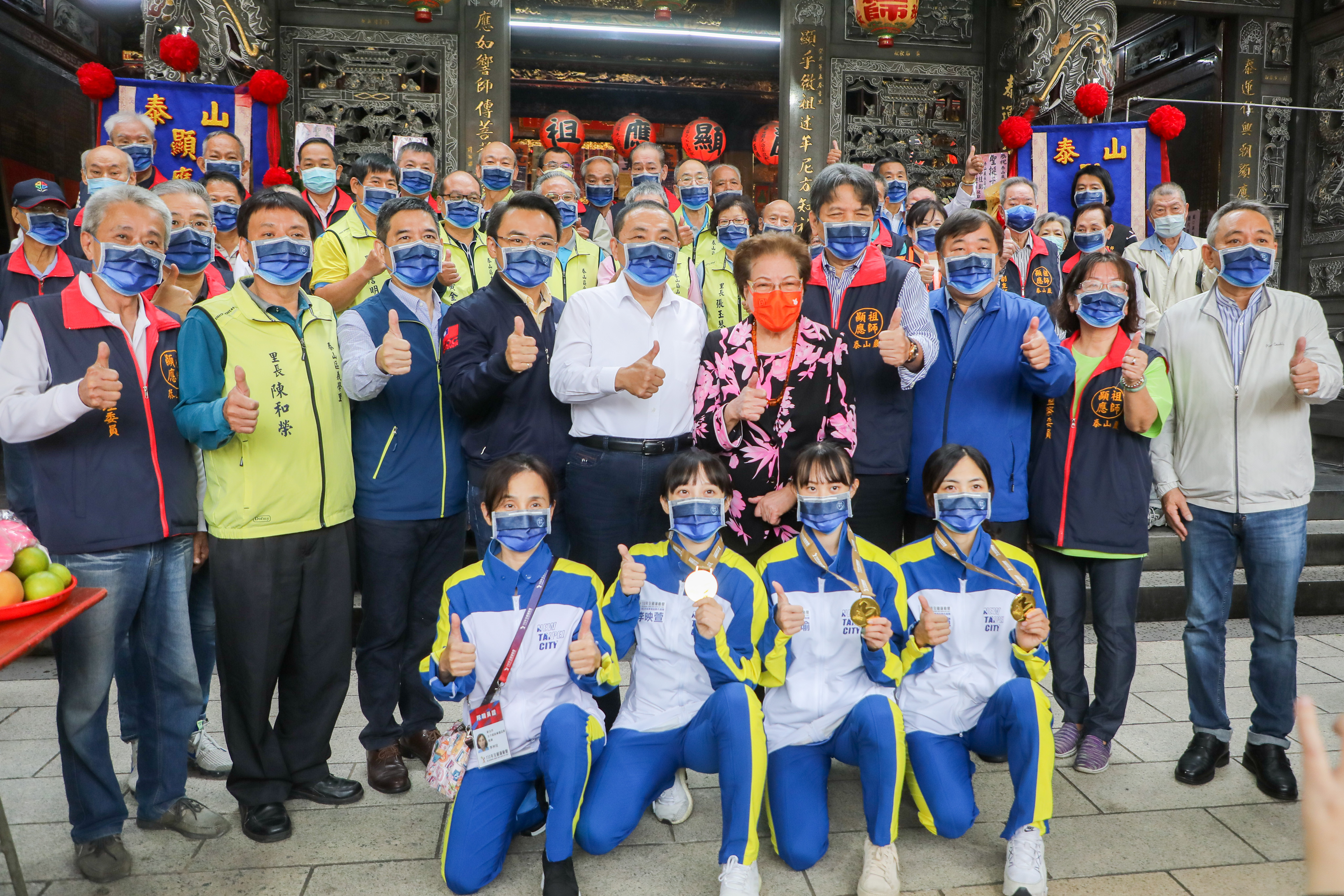 顯應祖師聖誕千秋，侯友宜市長至顯應祖師泰山巖祝壽祈福