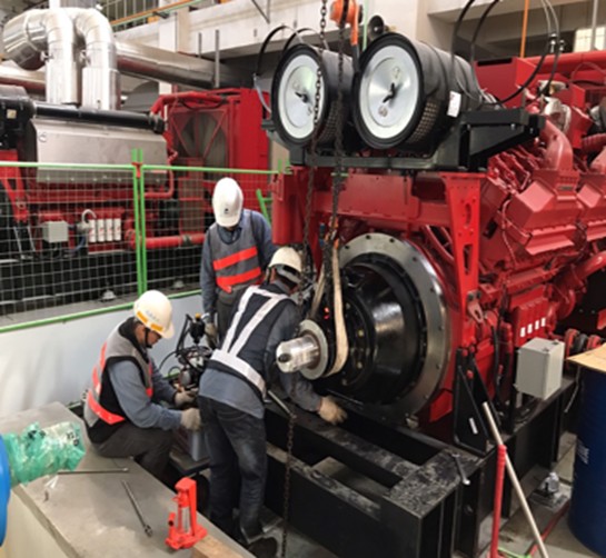 109年12月開始安裝新機組，為了避免施工增加防汛風險，施工團隊必須在非防汛期間完成機組更新的作業，在有限工期內，其施工困難度相對提高