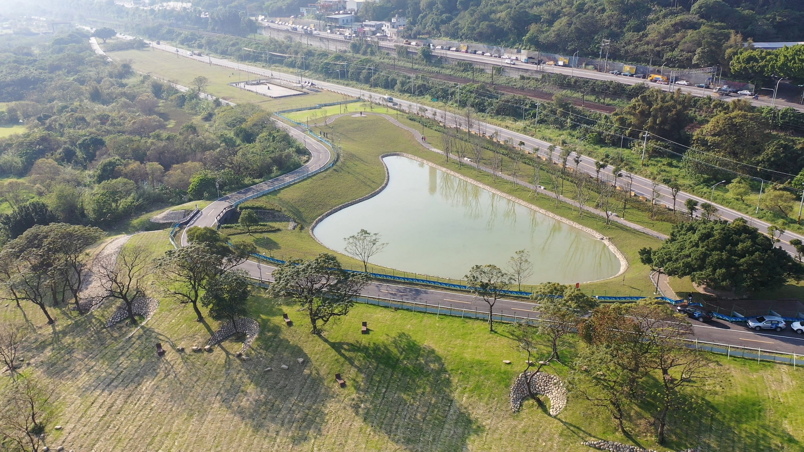 沐心池及周邊環境