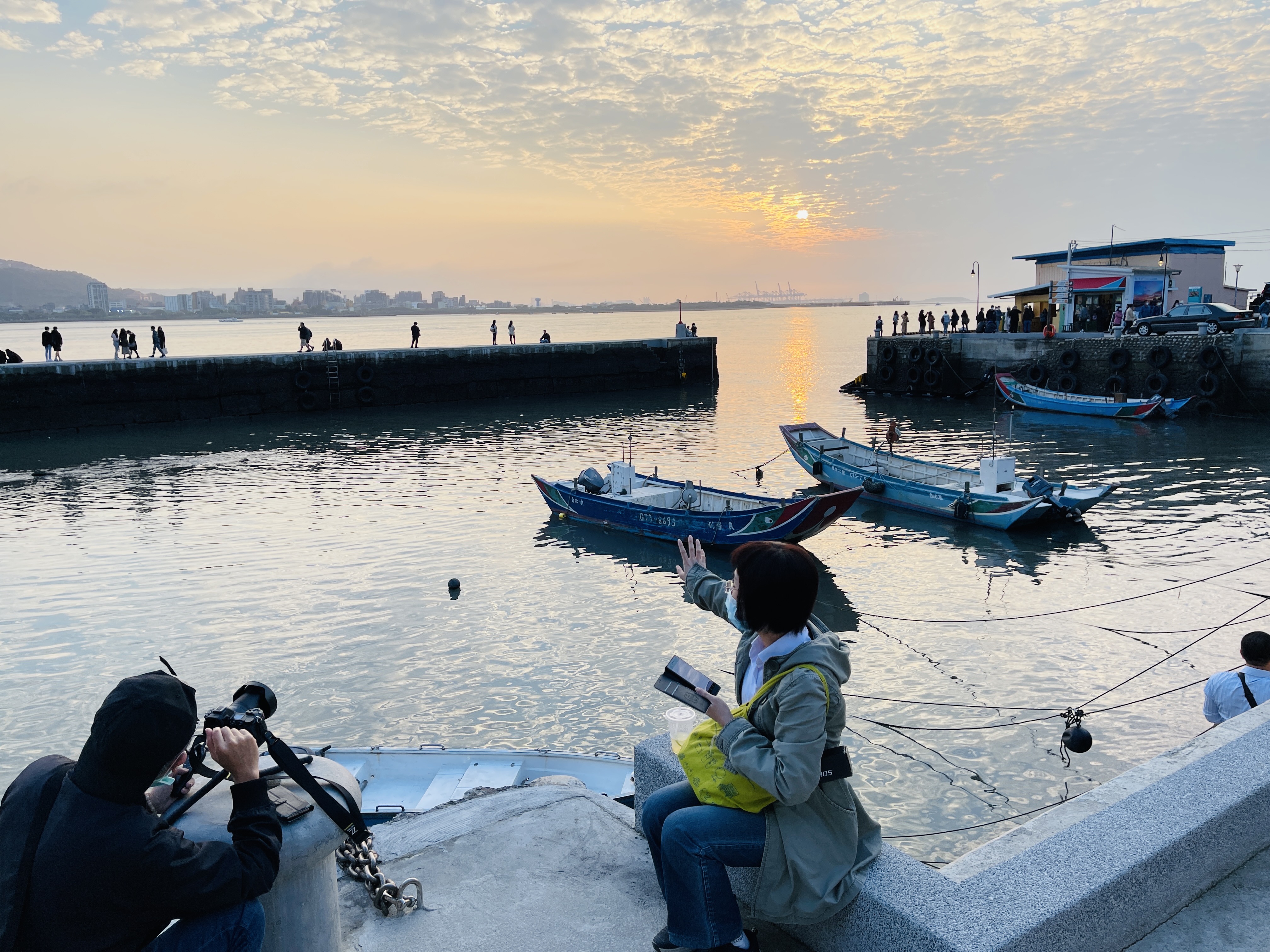 圖1.淡水第一漁港美景