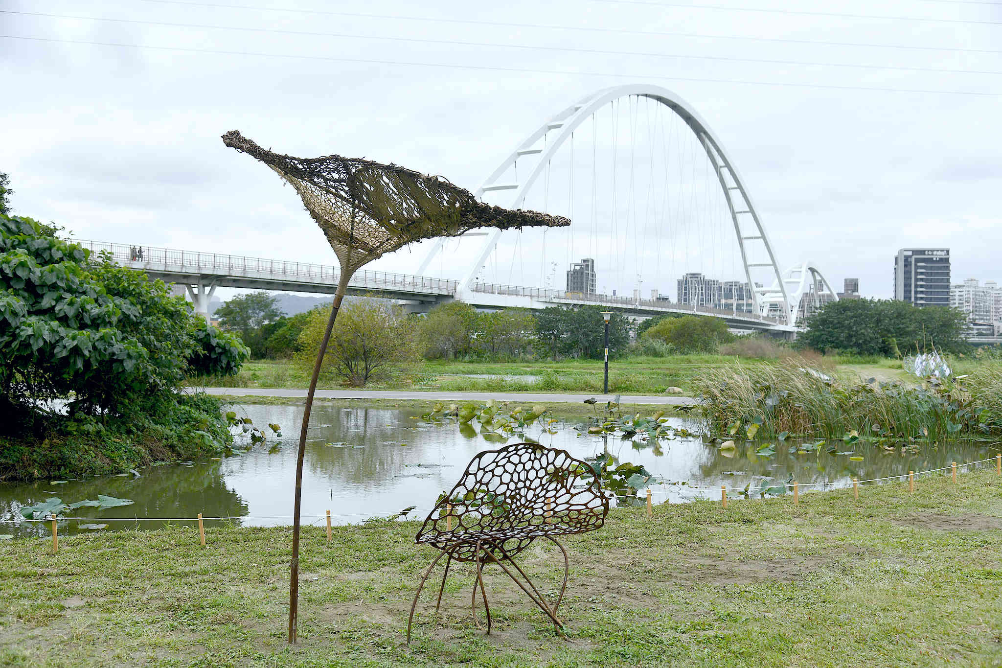 「新北濕地藝術季-川流堆疊」開幕式