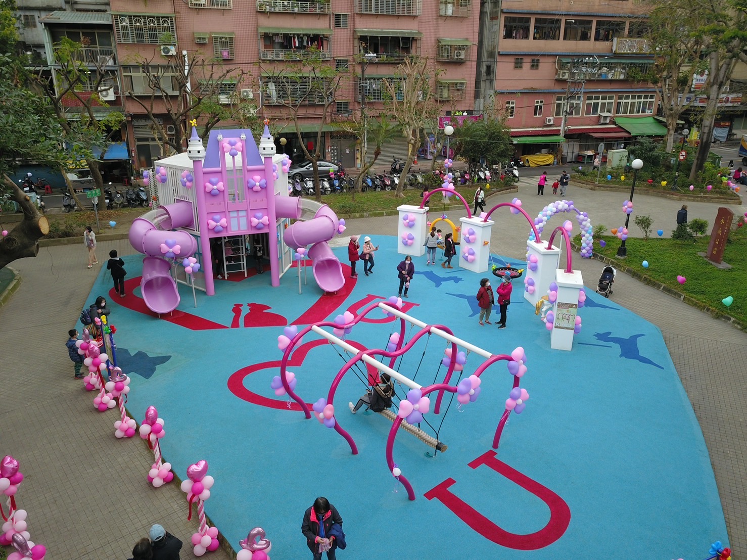 永盛公園遊戲場啟用.