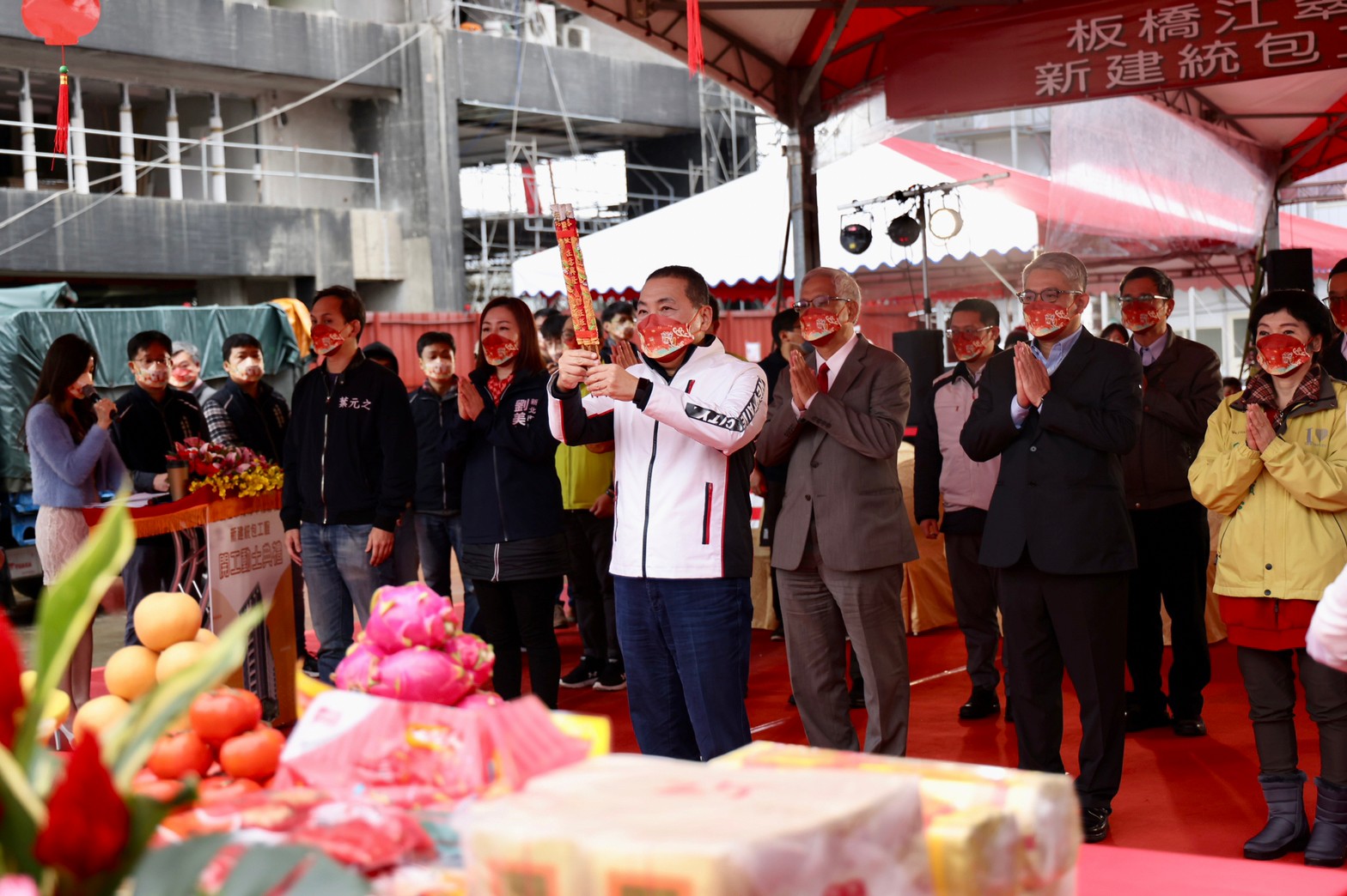 板橋江翠段青年社會住宅開工動土祈福儀式