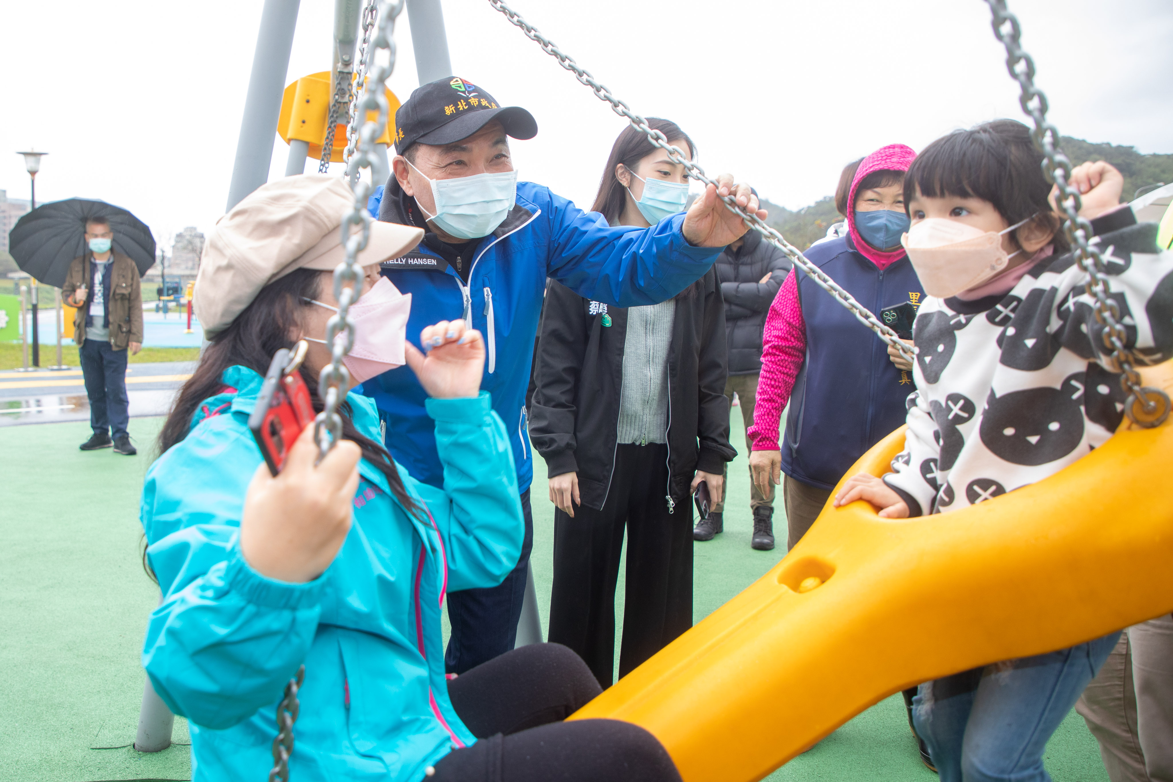 汐止區星際遊戲場全新啟用，侯友宜市長歡迎親子一同來遊玩