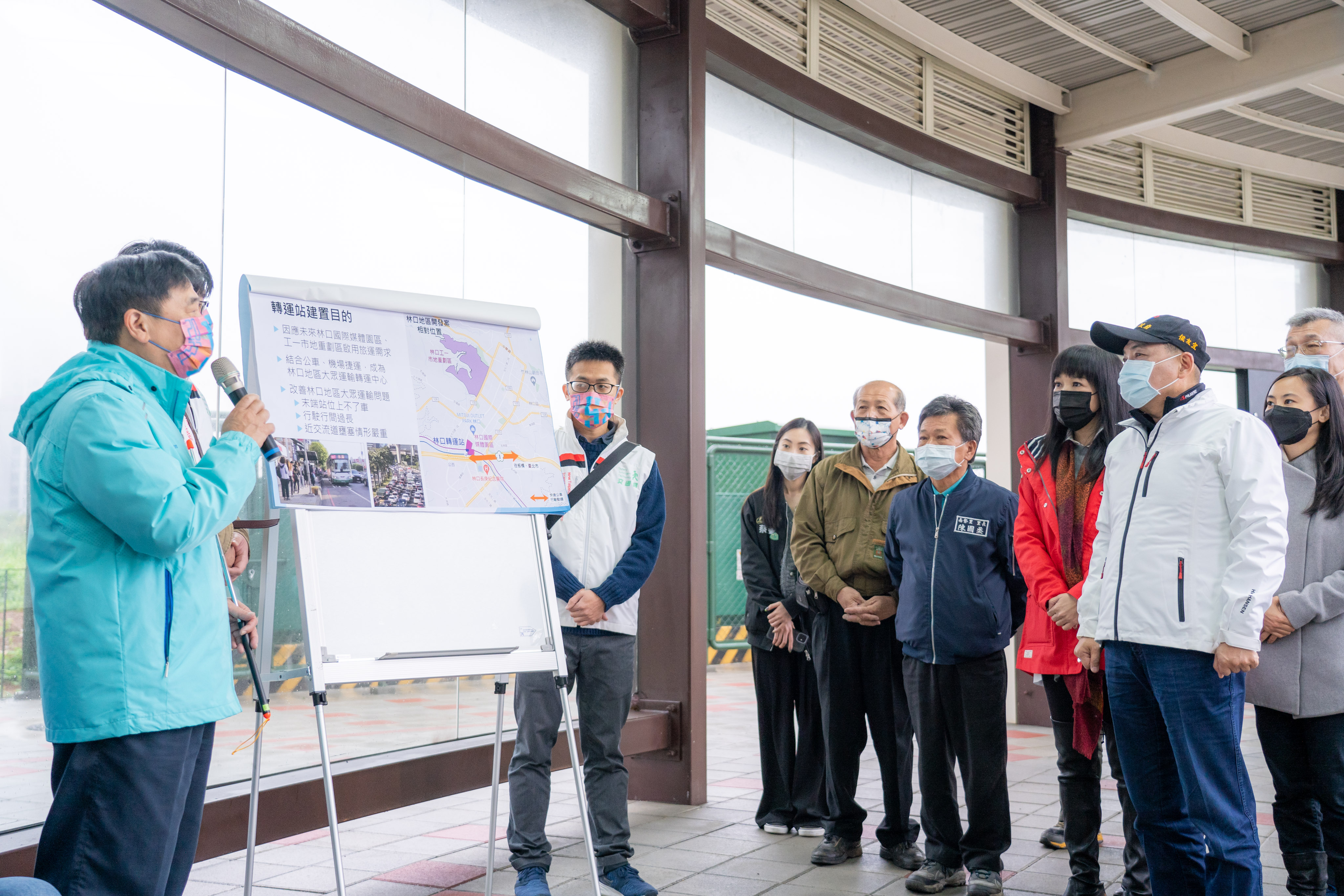 新北市政府新建林口公車轉運站，加開四條快速公車路線提升林口地區交通機能