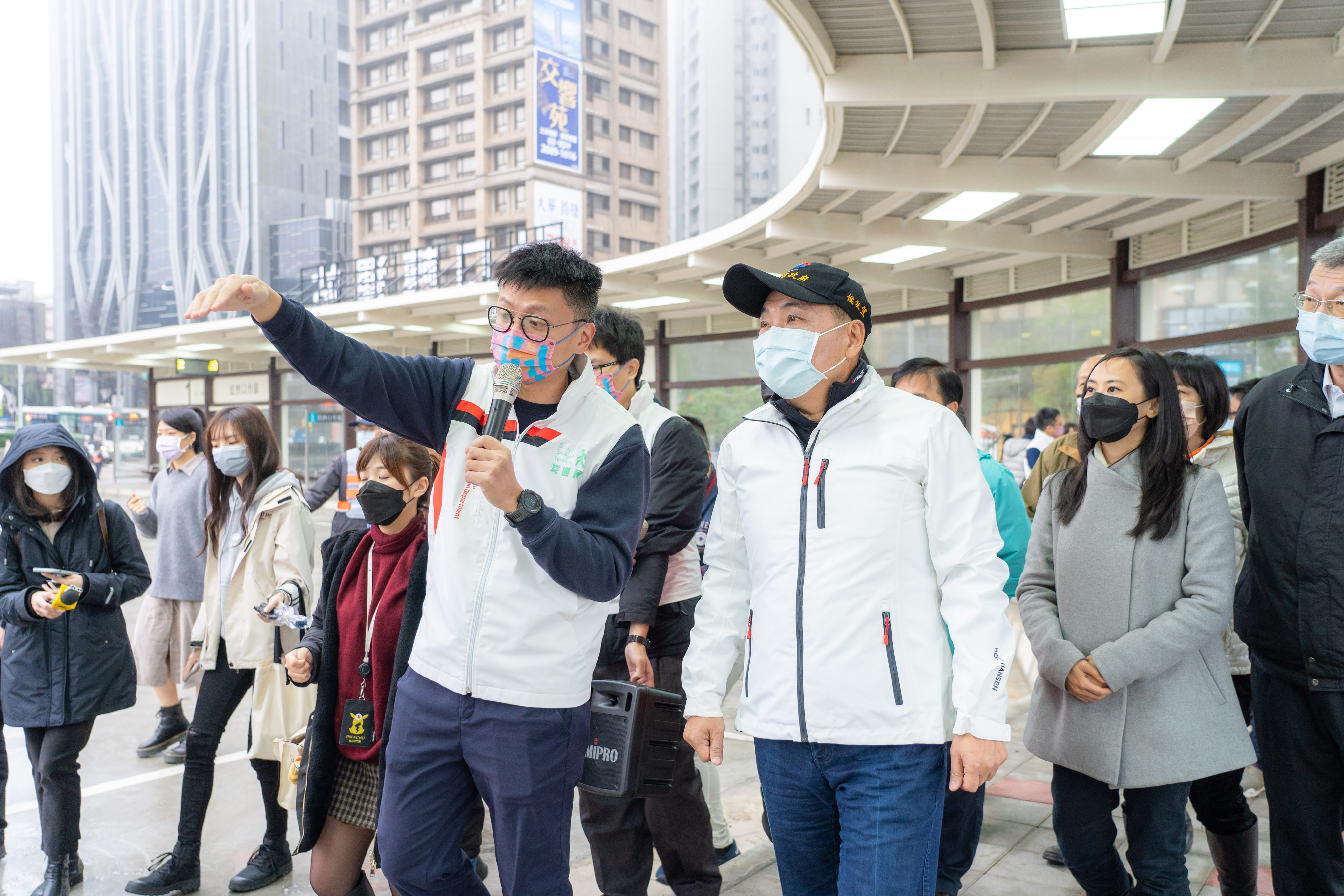 侯友宜市長視察林口公車轉運站