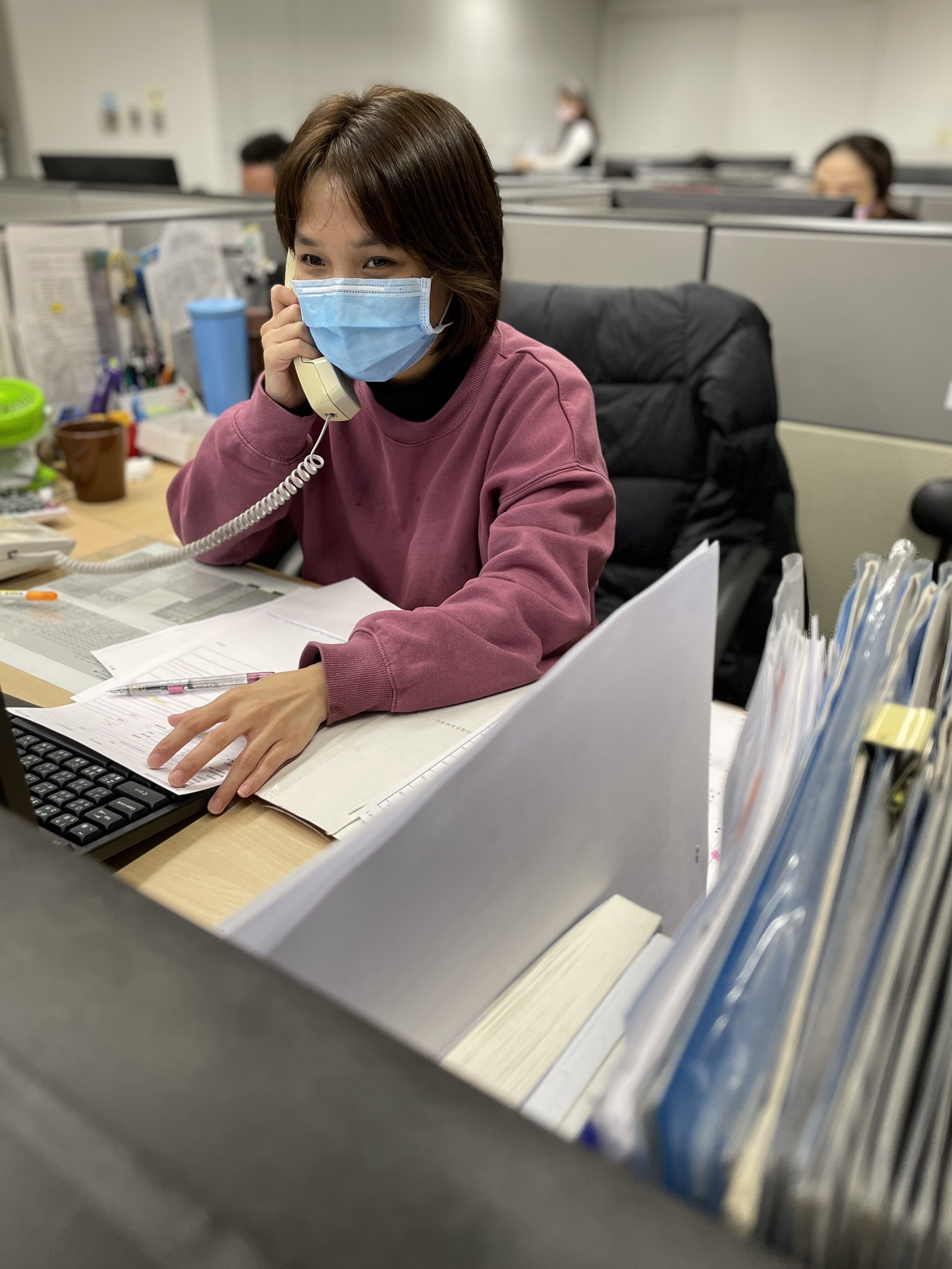 承辦的就業安全科陳姓同仁表示，當初致電林先生說明時，突如其來的好事讓他不可置信