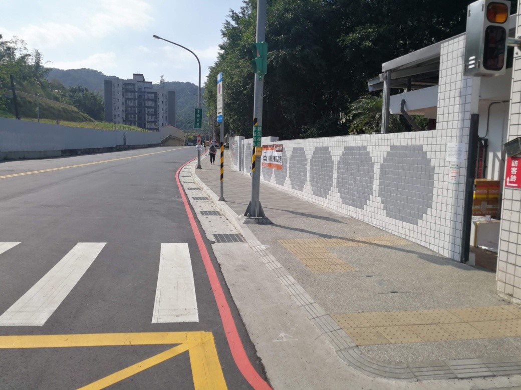 土城國中通學廊道改善後煥然一新