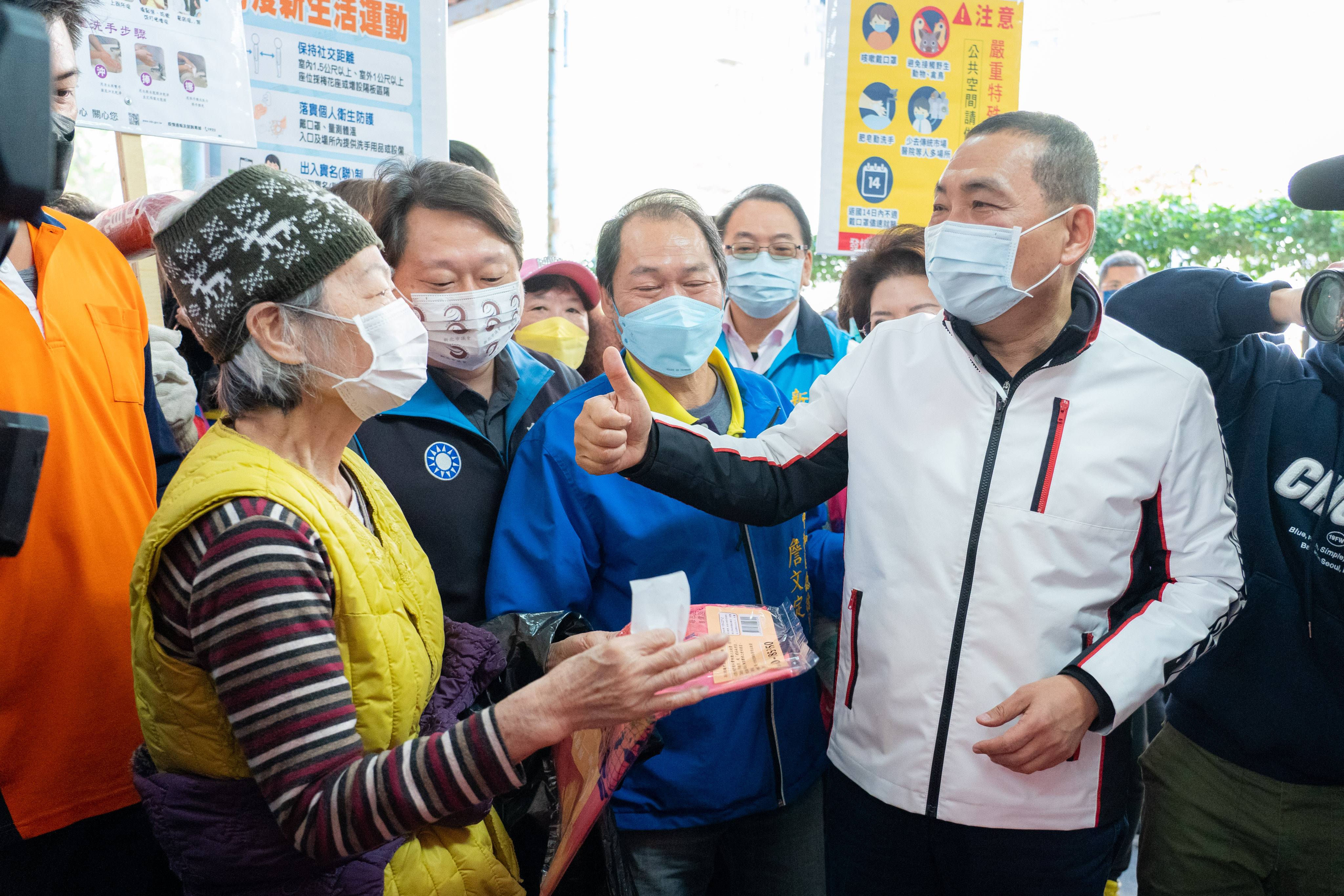 侯友宜市長感謝各里志工、清潔隊員以及所有市民共同推動資源回收帶動循環經濟