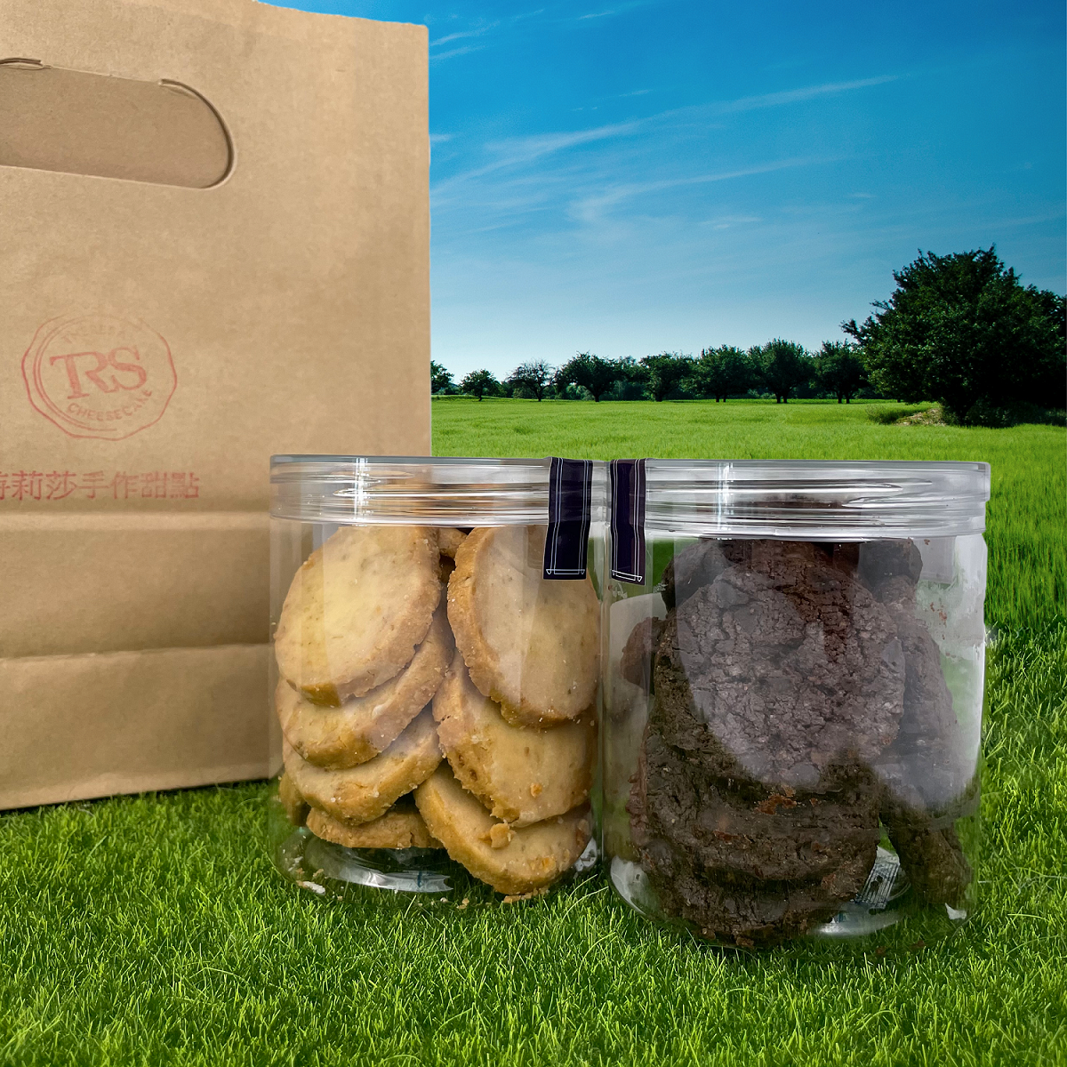 圖說：新北加倍券適用範圍紛紛推出晚鳥優惠，於111年4月30日前持加倍券至林口東勢市場特莉莎手作甜點消費，餅乾類全品項折10元。