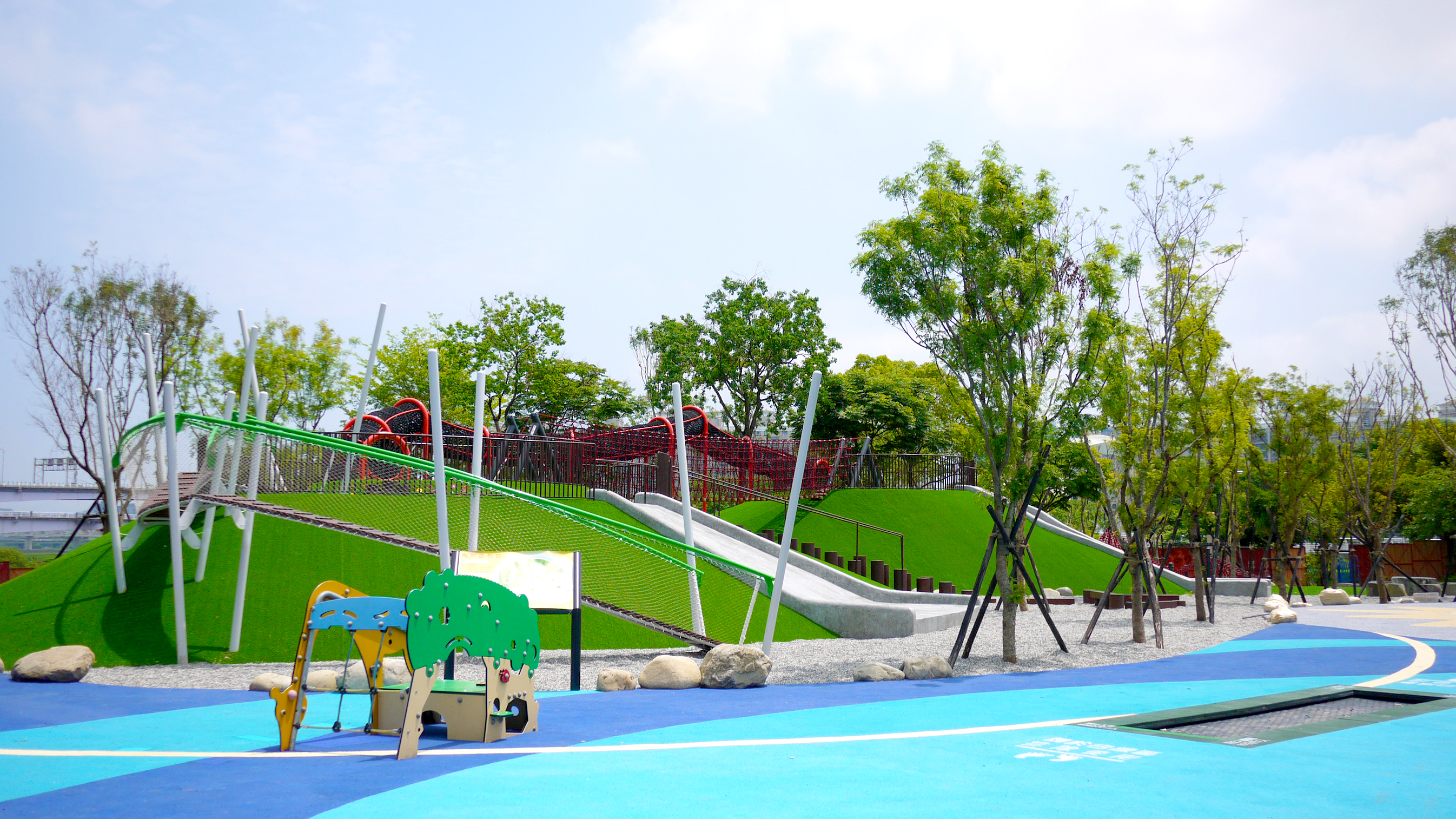 新店陽光運動公園遊戲場即將啟用