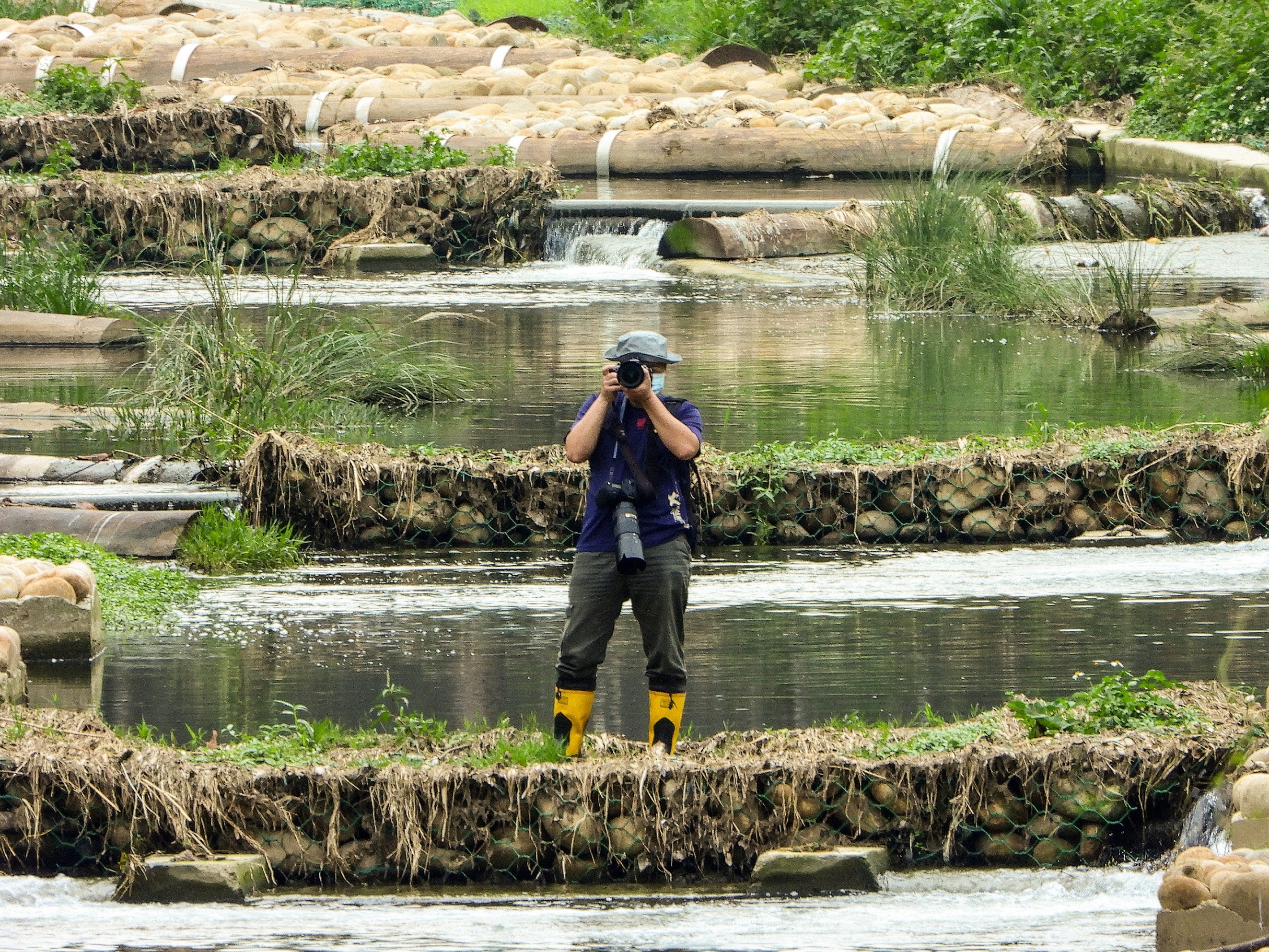 潺潺水聲彷彿置身於深山野嶺自然野溪的錯覺被遺忘的河川再次回復生命力
