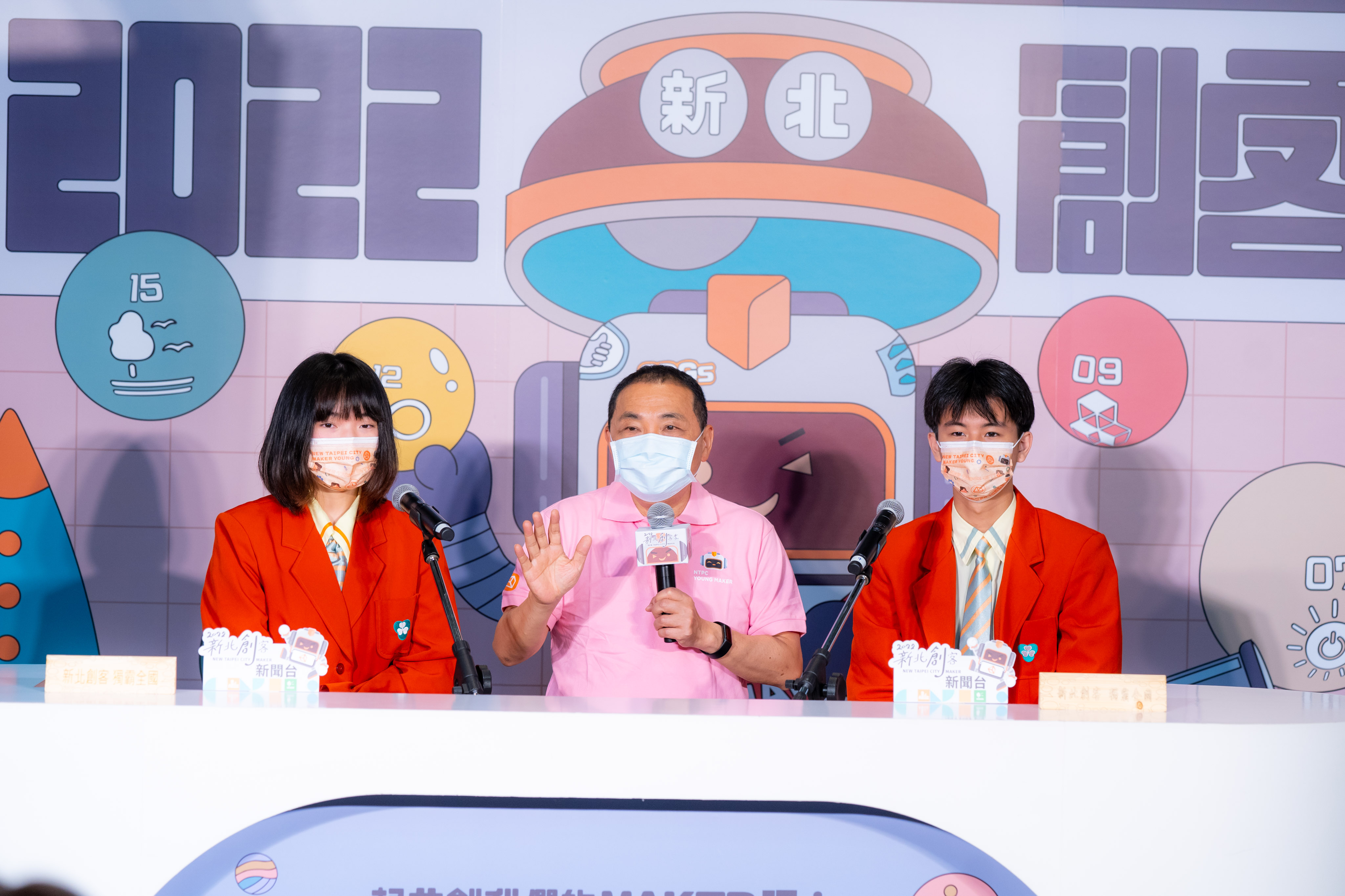 2022新北SDGs創客季開幕式，侯友宜市長直播介紹新北SDGs創客季永續、多元、數位的特色。