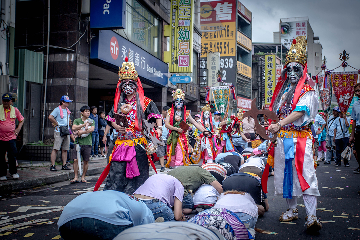 新莊地藏庵文武大眾爺聖誕祭典頭前庄官將首替信眾祭解