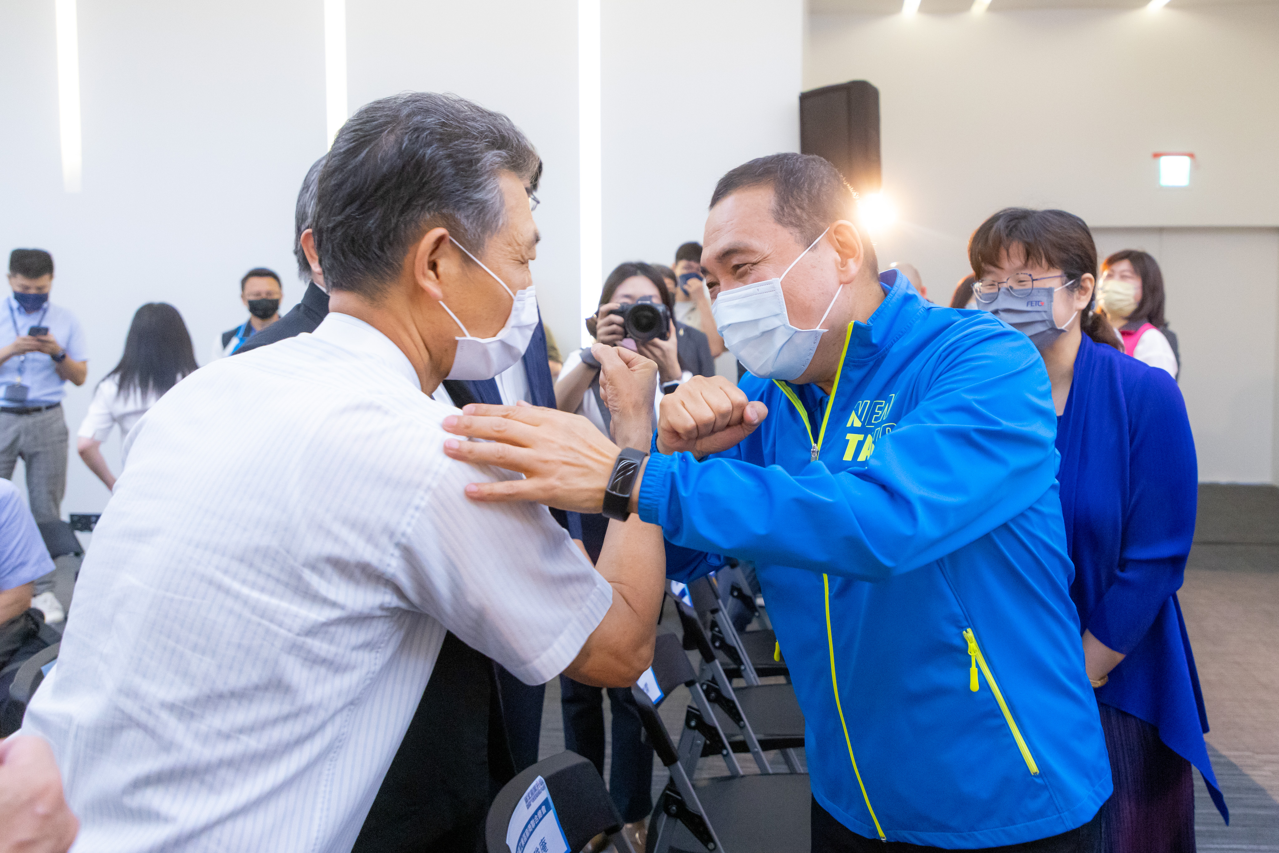 新北產業升級 DIGI+轉型啟動大會，集合多家企業代表蒞臨現場共襄盛舉，一起為中小企業升級努力
