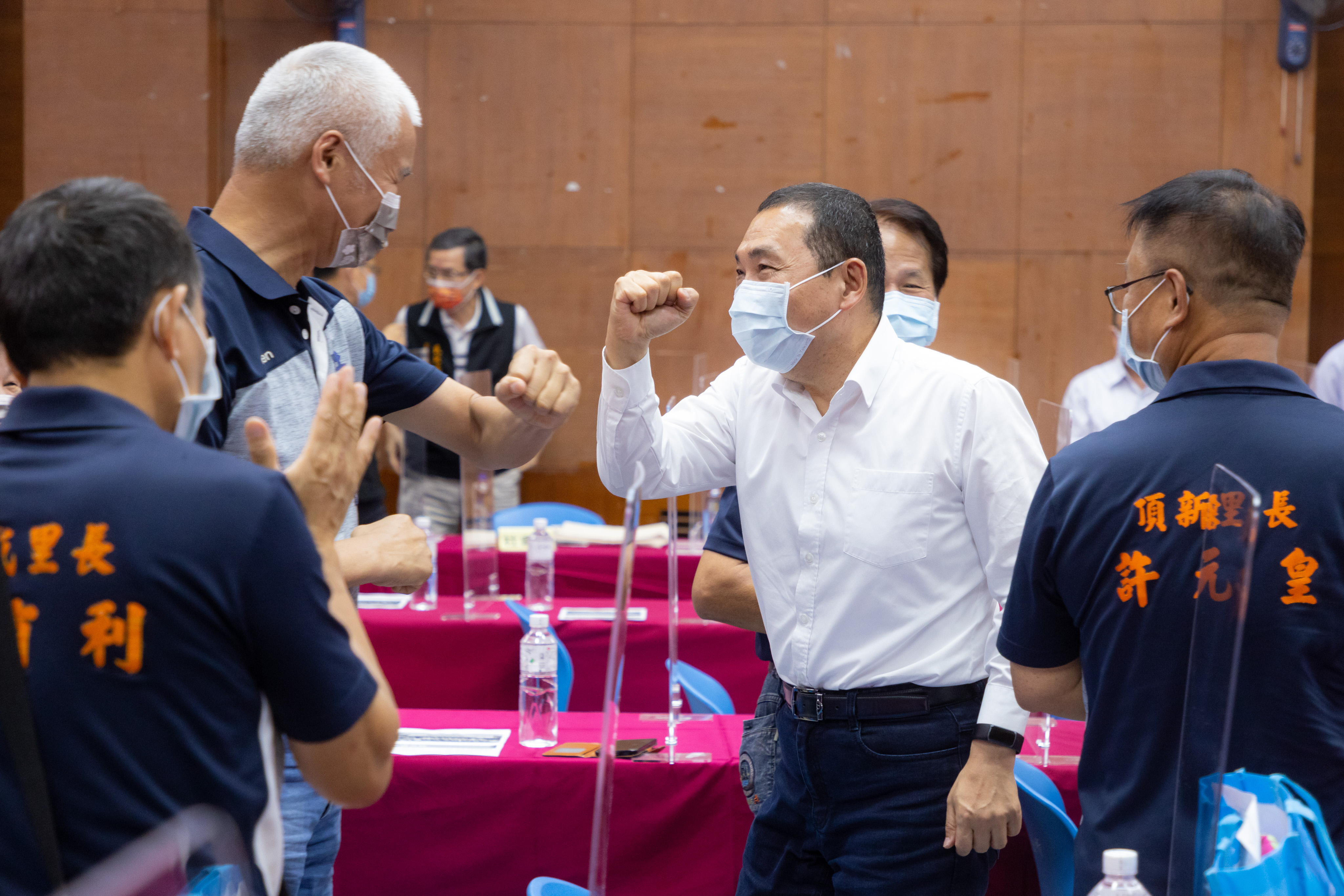 侯友宜市長感謝各里里長，在市府推動重大建設同時，為地方基礎建設盡心盡力