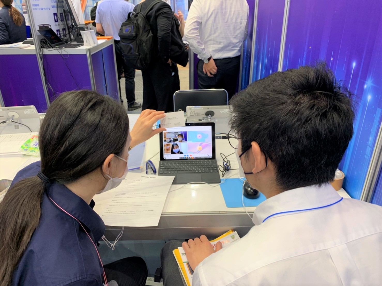 新北市政府攜手12家新北企業赴東京有明展覽館參加「2022日本移動通訊應用展」，力爭國際商機達1.53億元