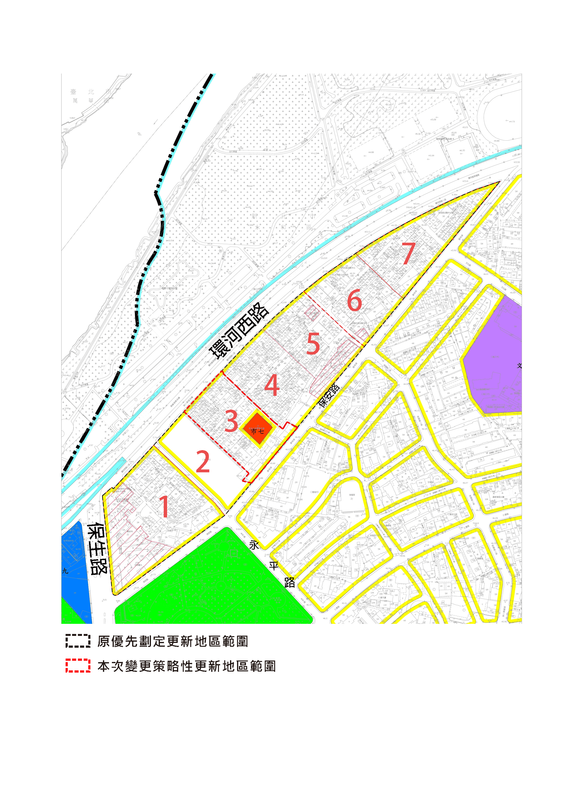 永和大陳義胞地區及單元三範圍圖