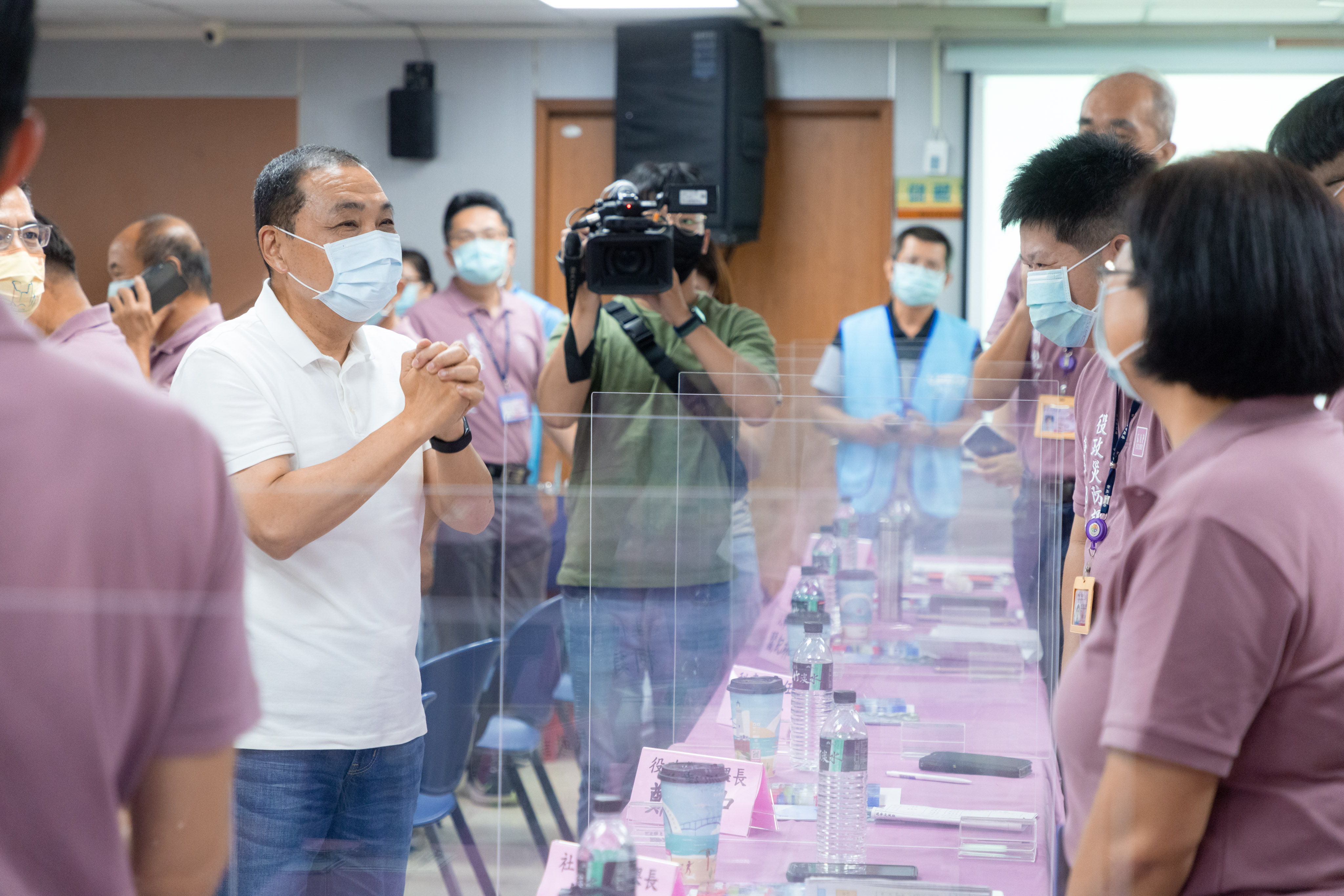 111年市長行動治理座談會議，侯友宜市長感謝里長們及區公所基層同仁對市民的付出