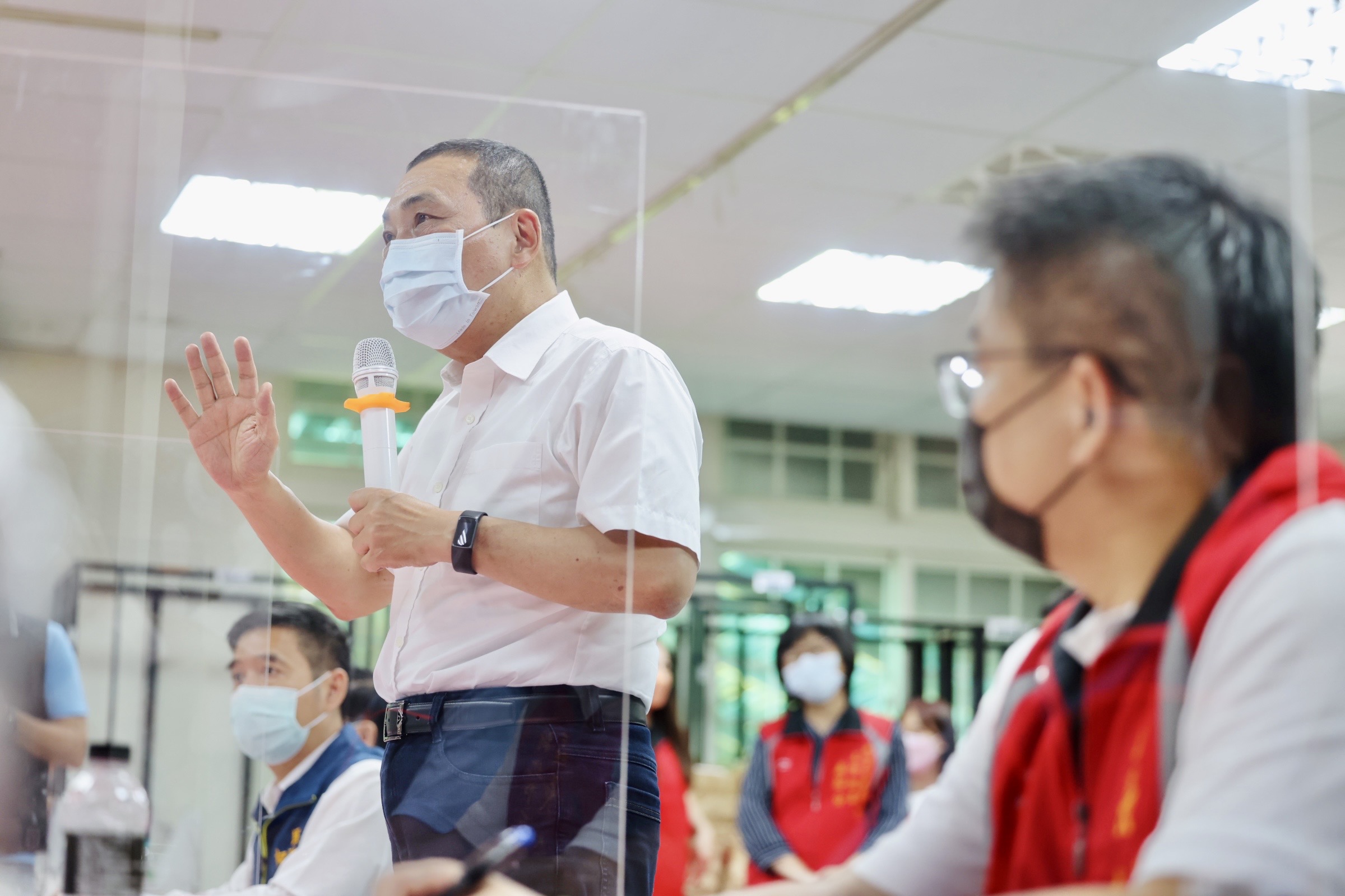 侯友宜出席石碇區行動治理座談，傾聽基層聲音。