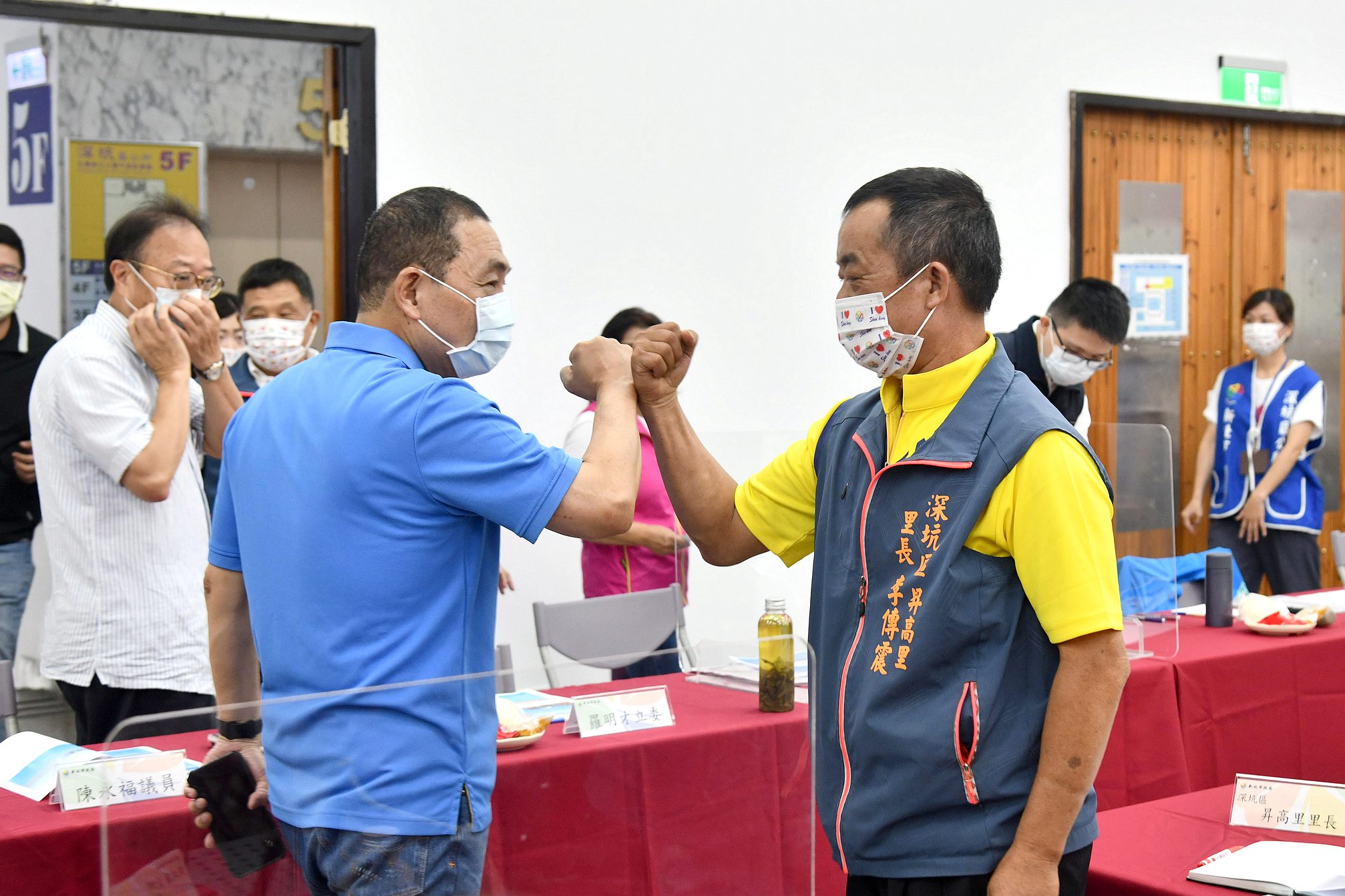 侯市長表示，盼企業與市府合作，共同帶動深坑地區發展。