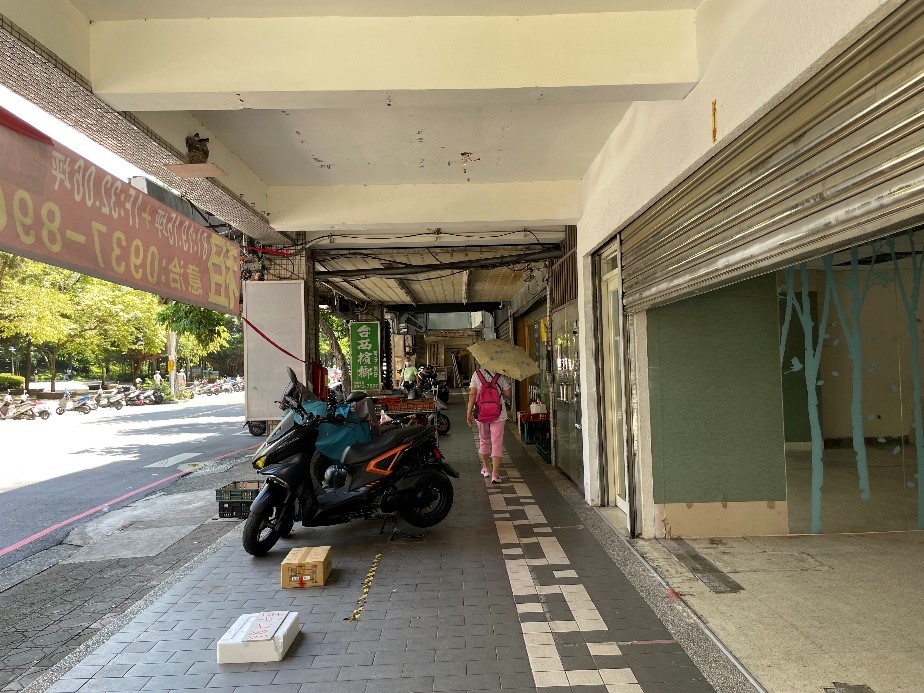 中和區安平路雙號側騎樓將自9月5日起實施機退