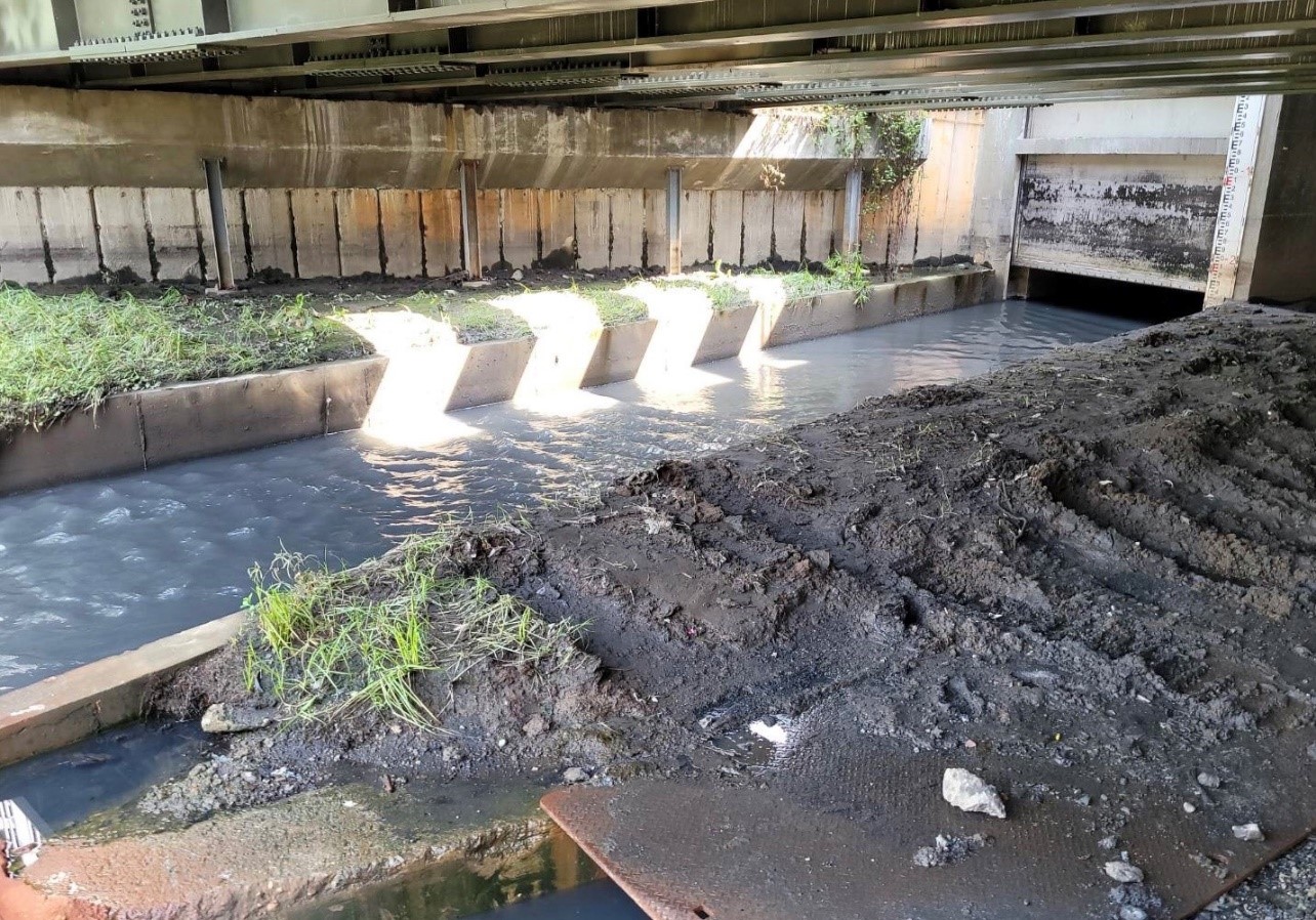 萬福廣場下方水閘門即日起至9月21日  24小時開啟排水