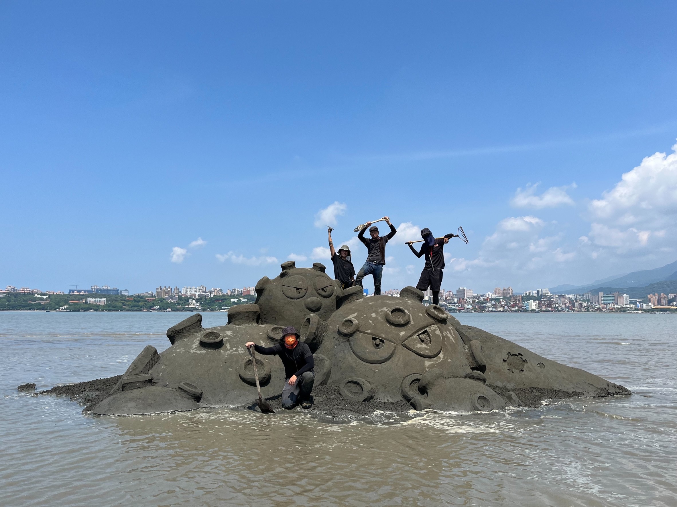 沙雕師們與作品大合影