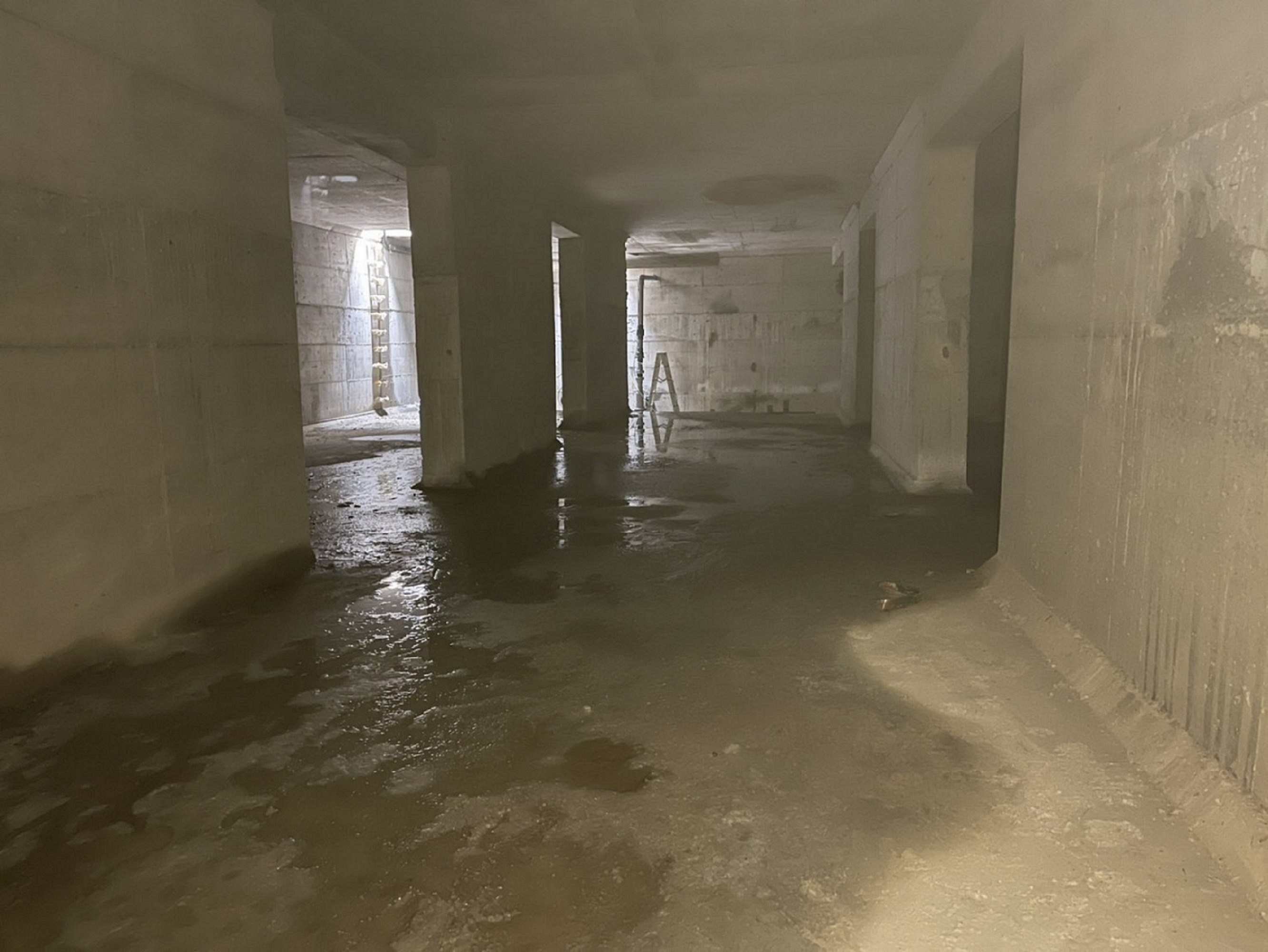 「金龍國小透水保水工程」PD1 貯水池內部