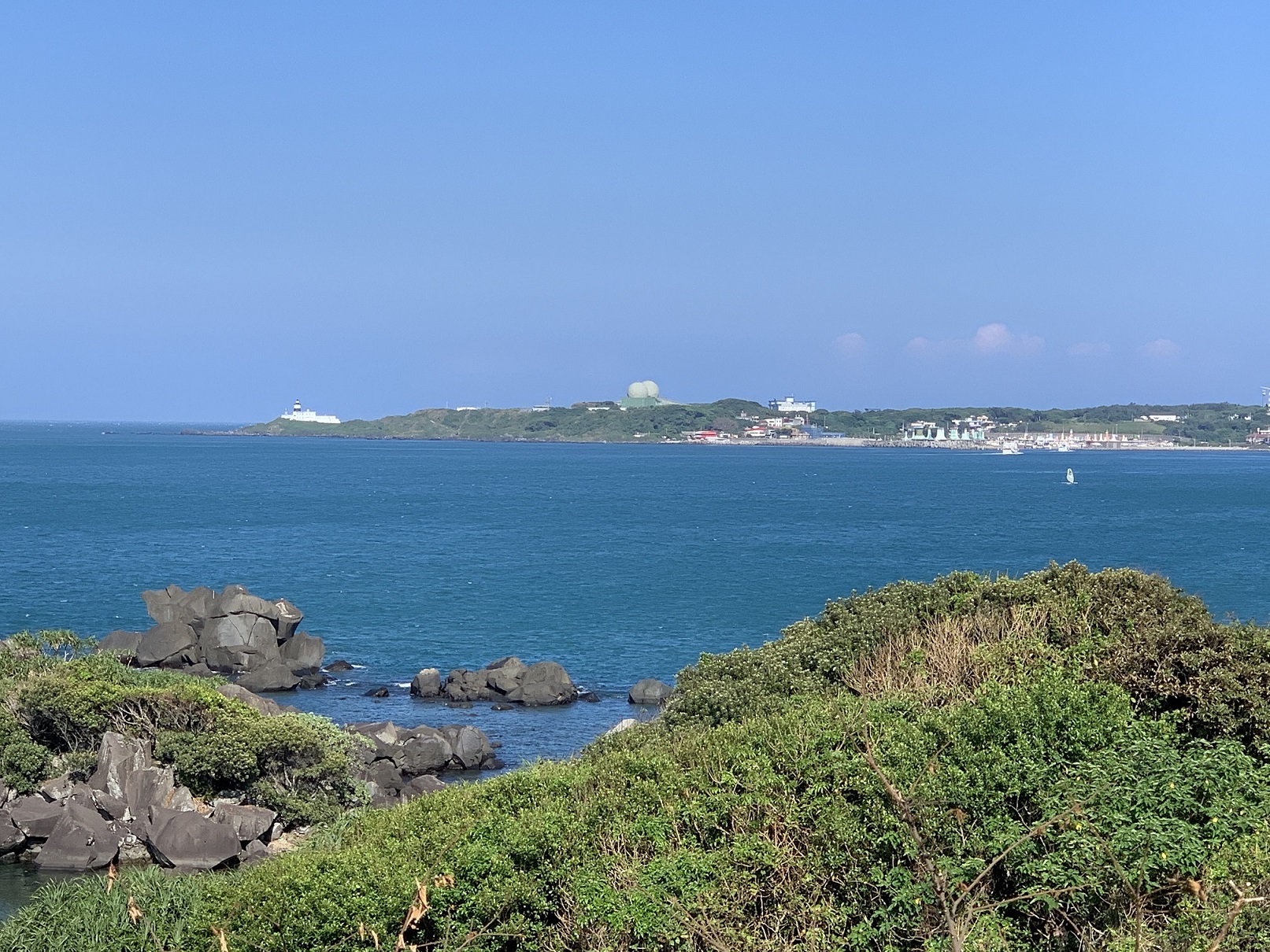 麟山鼻遠眺富貴角、富基漁港