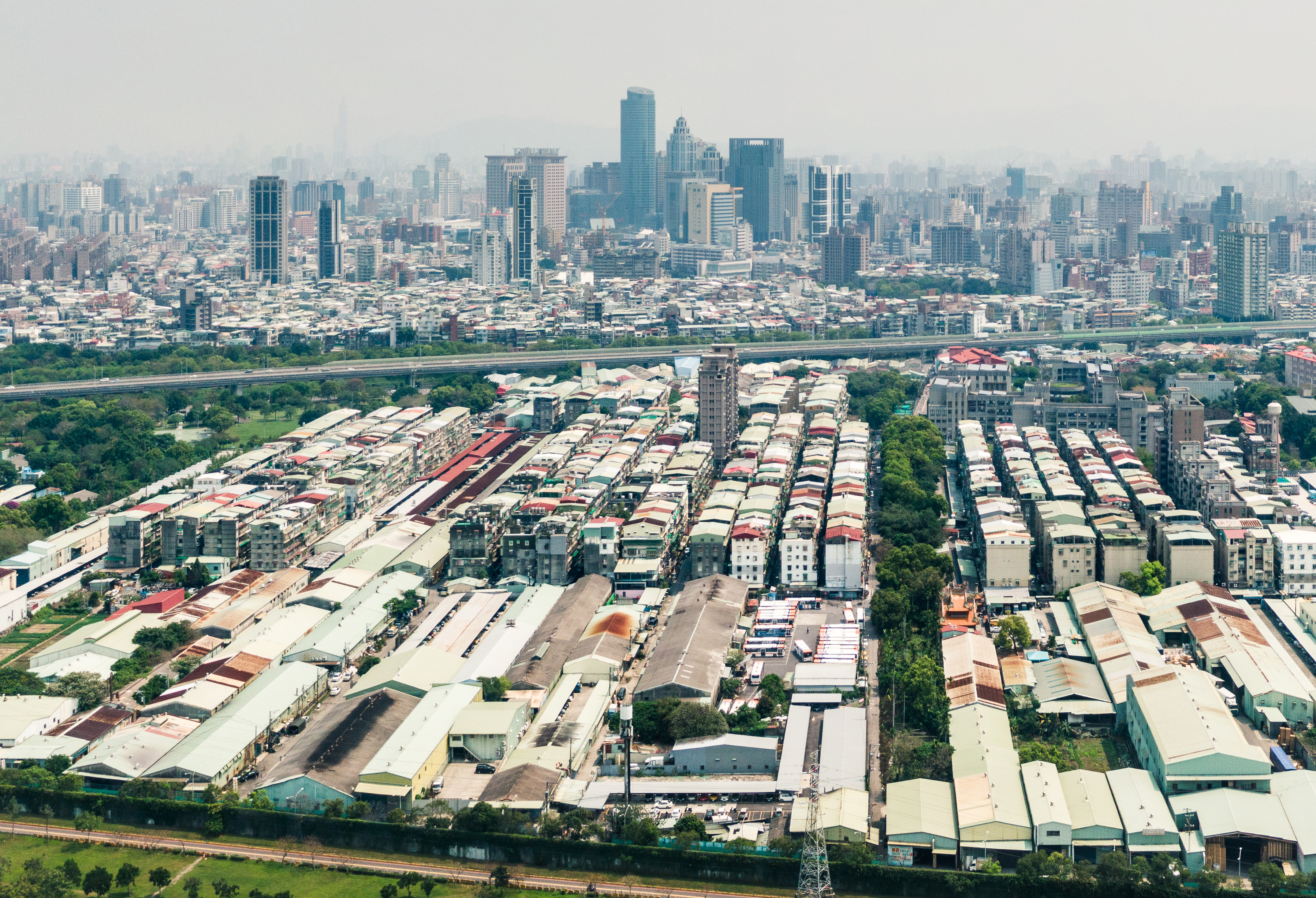 圖2板橋浮洲現況空拍示意圖