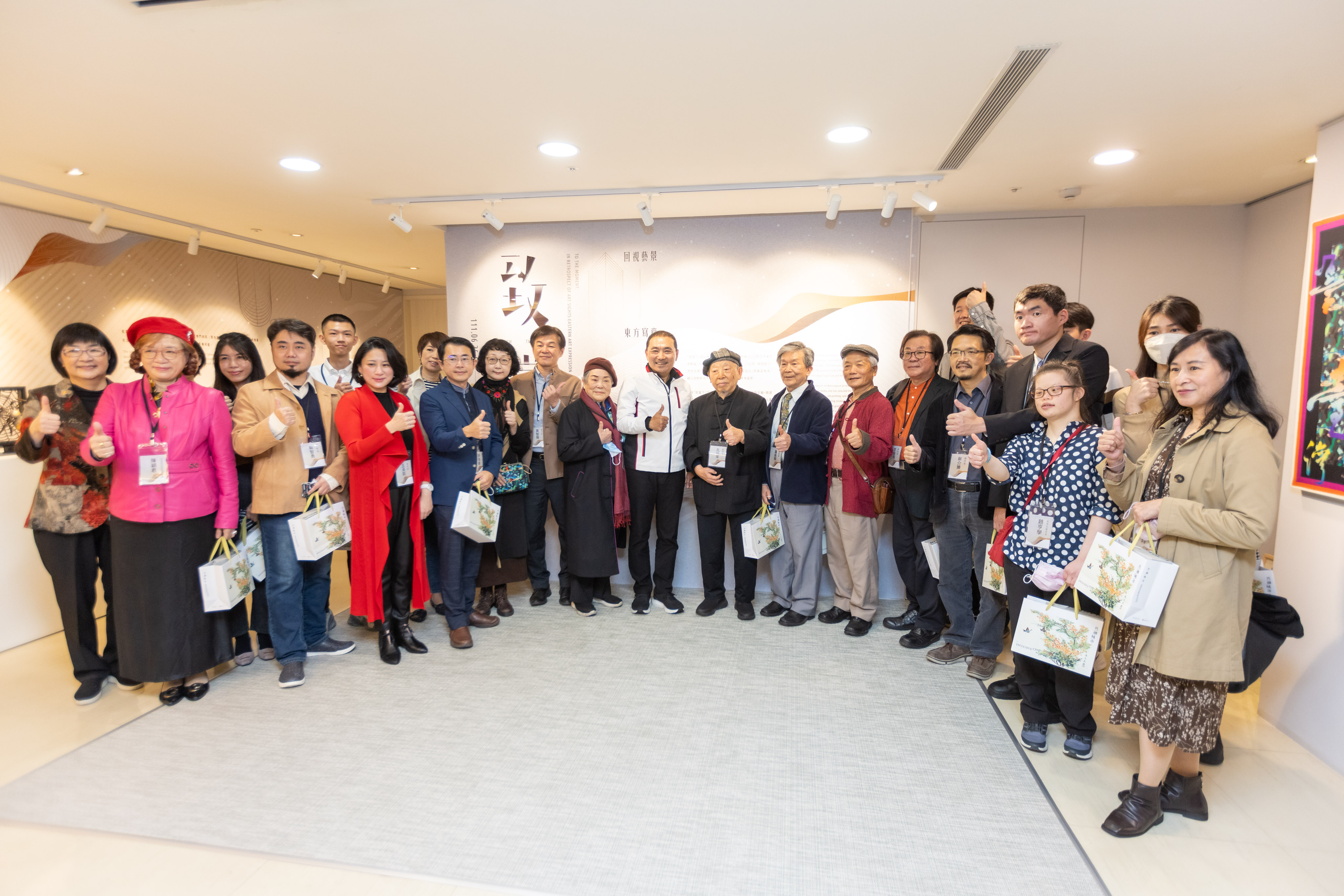 新北市府公共空間藝術展「致當下」侯友宜市長感謝藝術家積累能量築共融城市