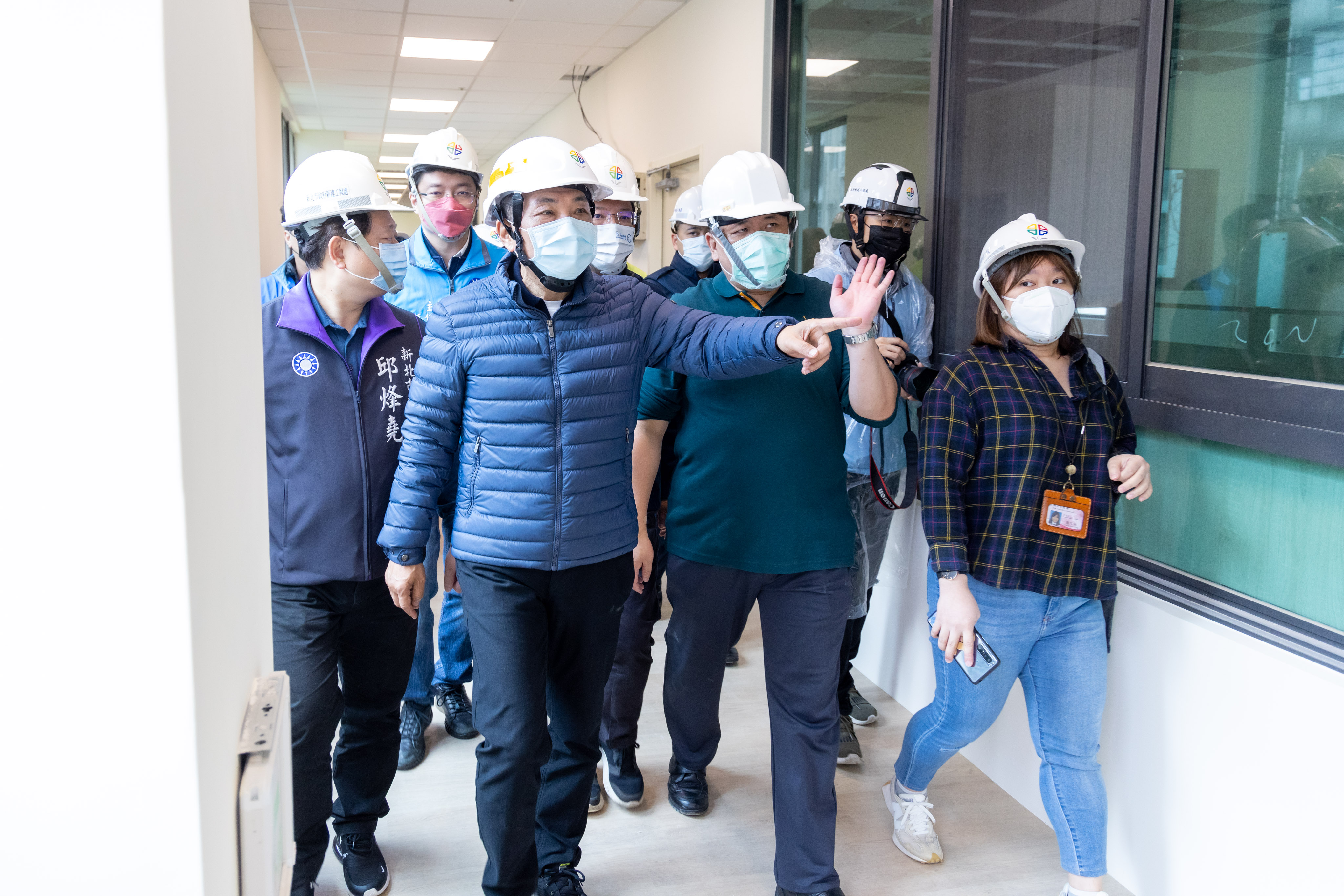 侯友宜市長視察「佳和公園新建幼兒園與公托中心暨共構地下停車場統包工程」