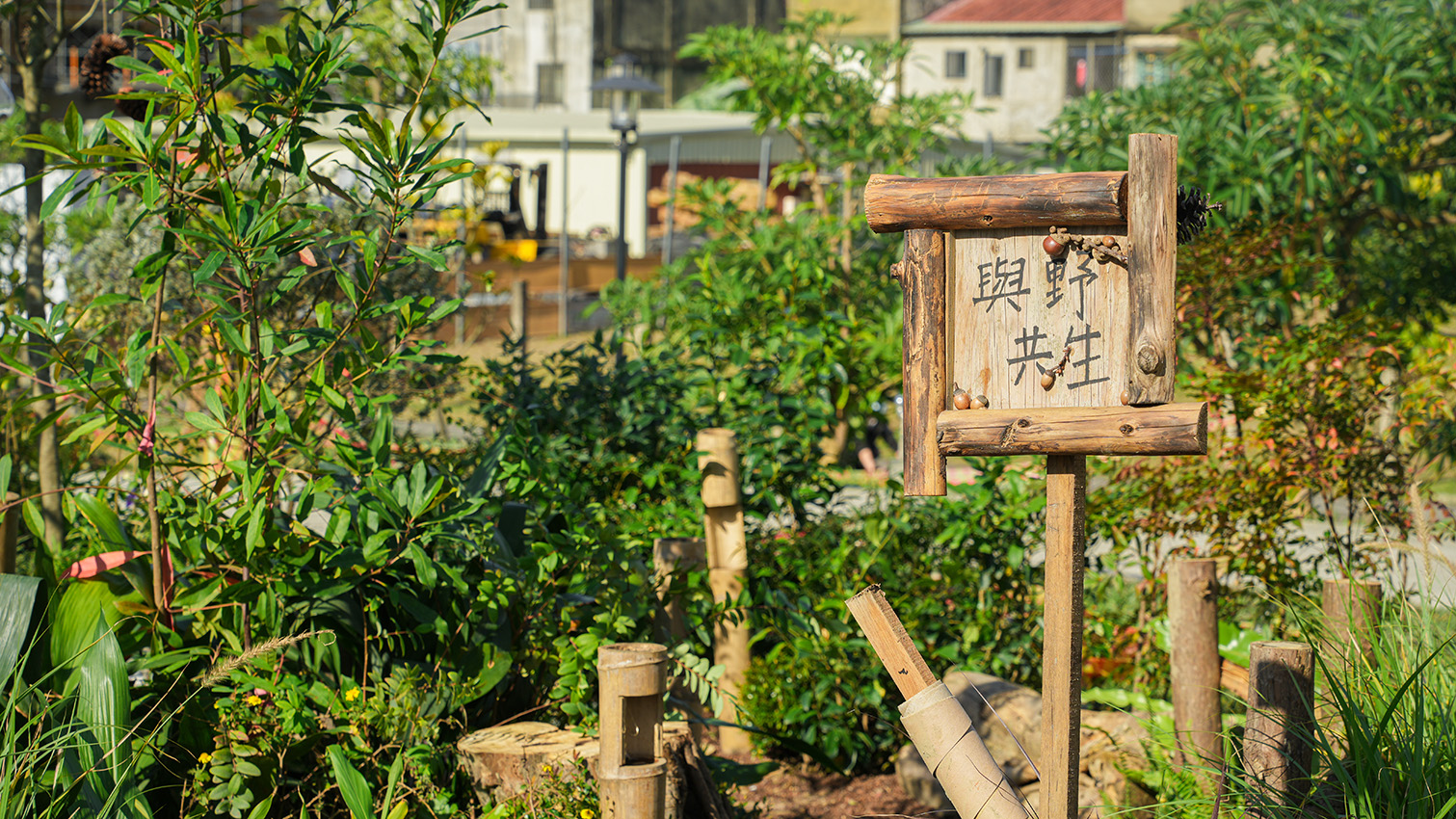 淡水商工園藝科、嘉義大學景觀系及台北科技大學工業設計系《與野共生》