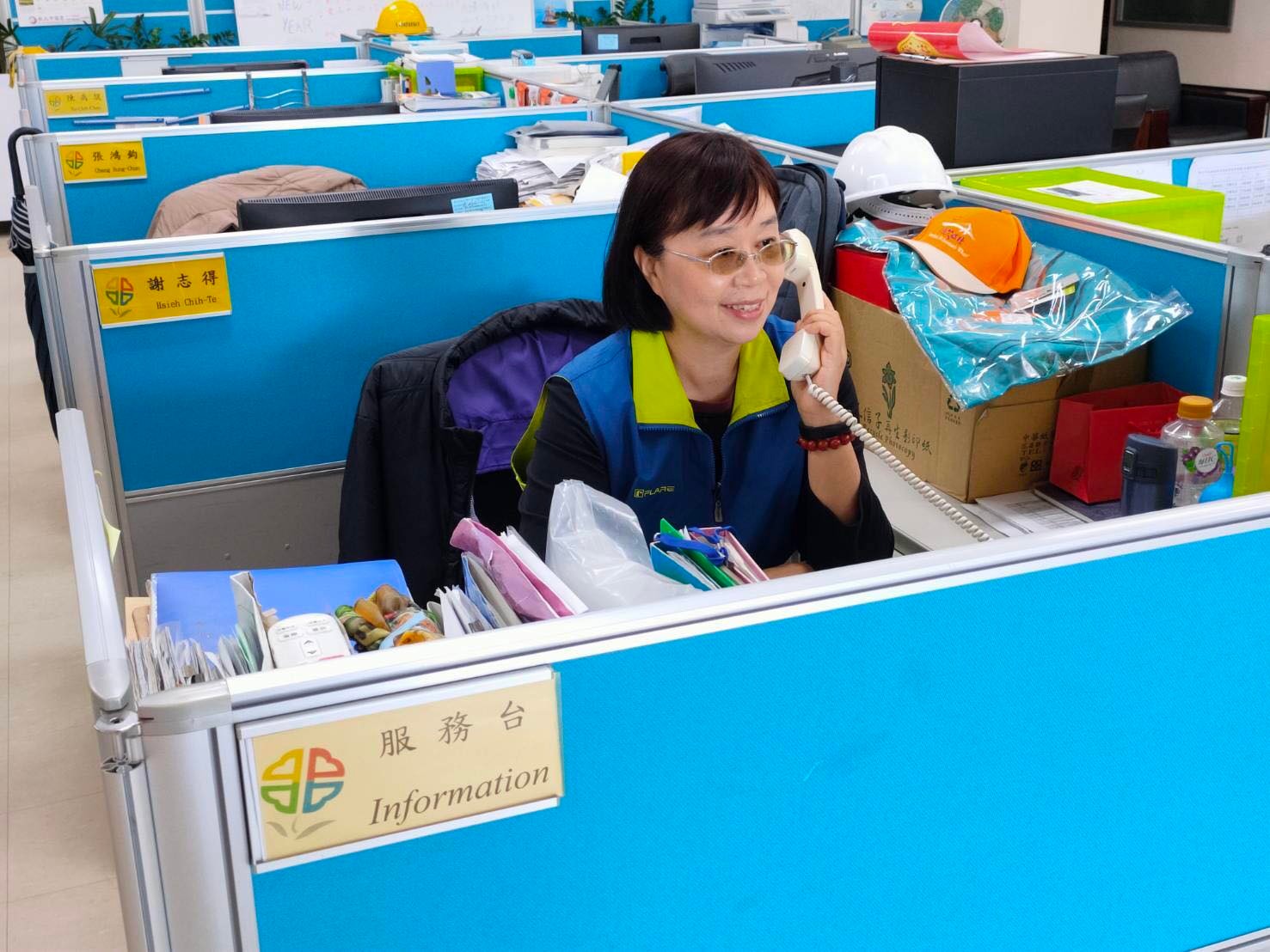 淡水漁人碼頭志工李秀治