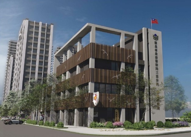 公益設施警察局立面圖