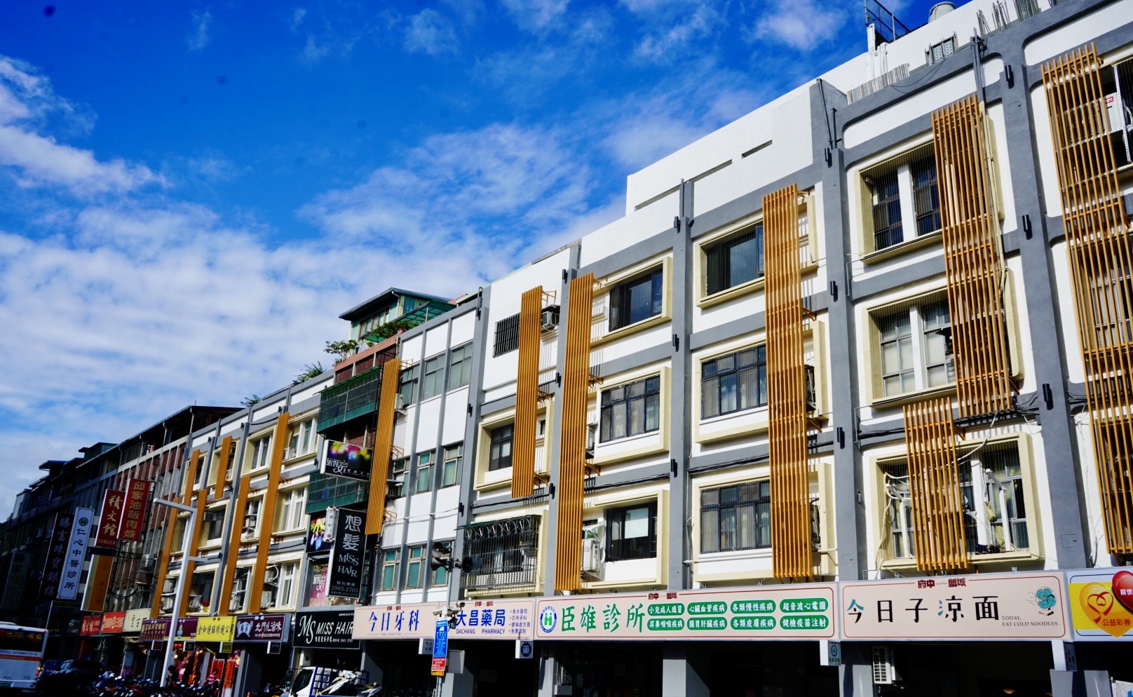 北門街示範街道14之1至30號改善後現況