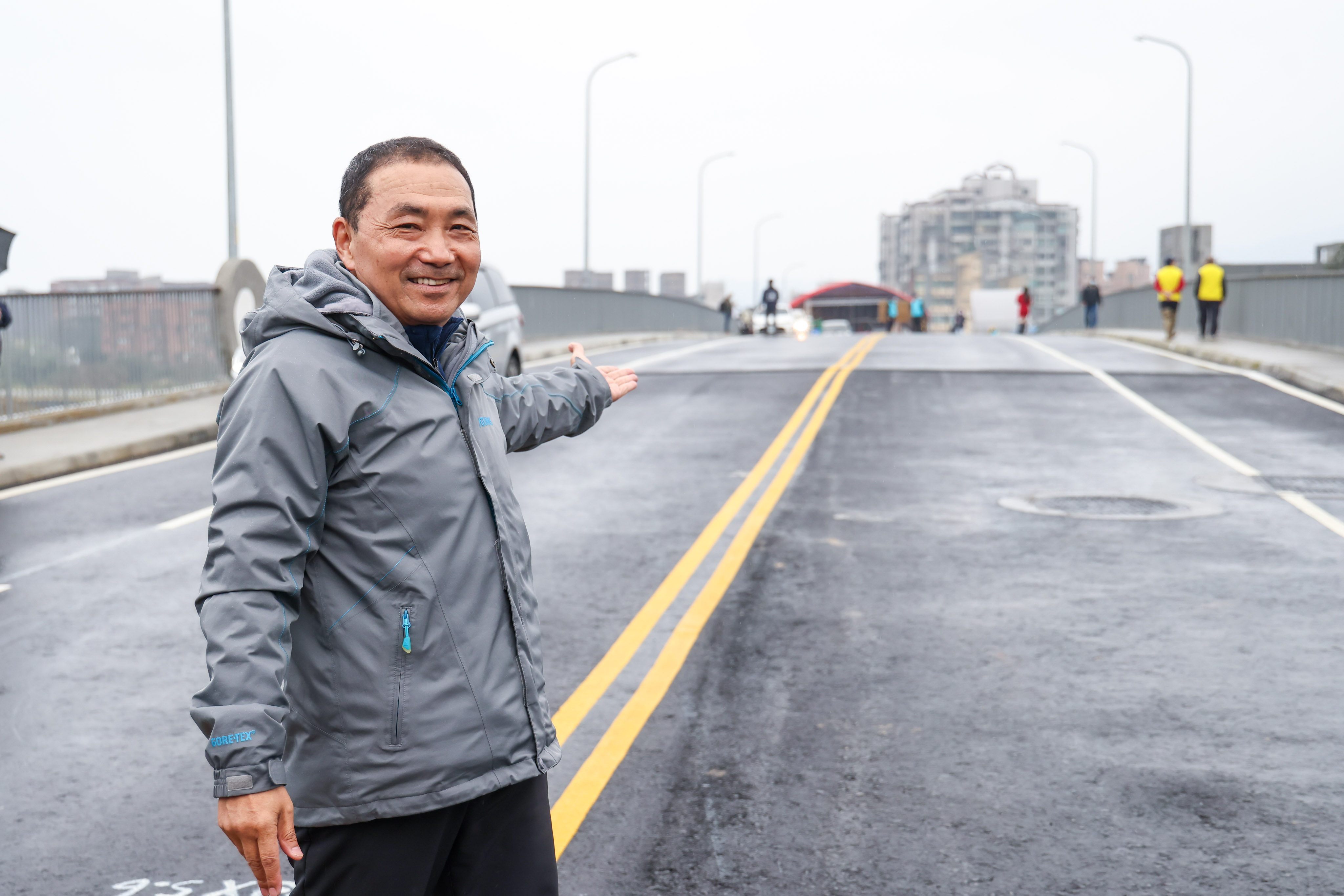 金山磺溪四十號橋改建工程正式通車，將可提供用路人出遊踏青時，享受更安全舒適的通行環境