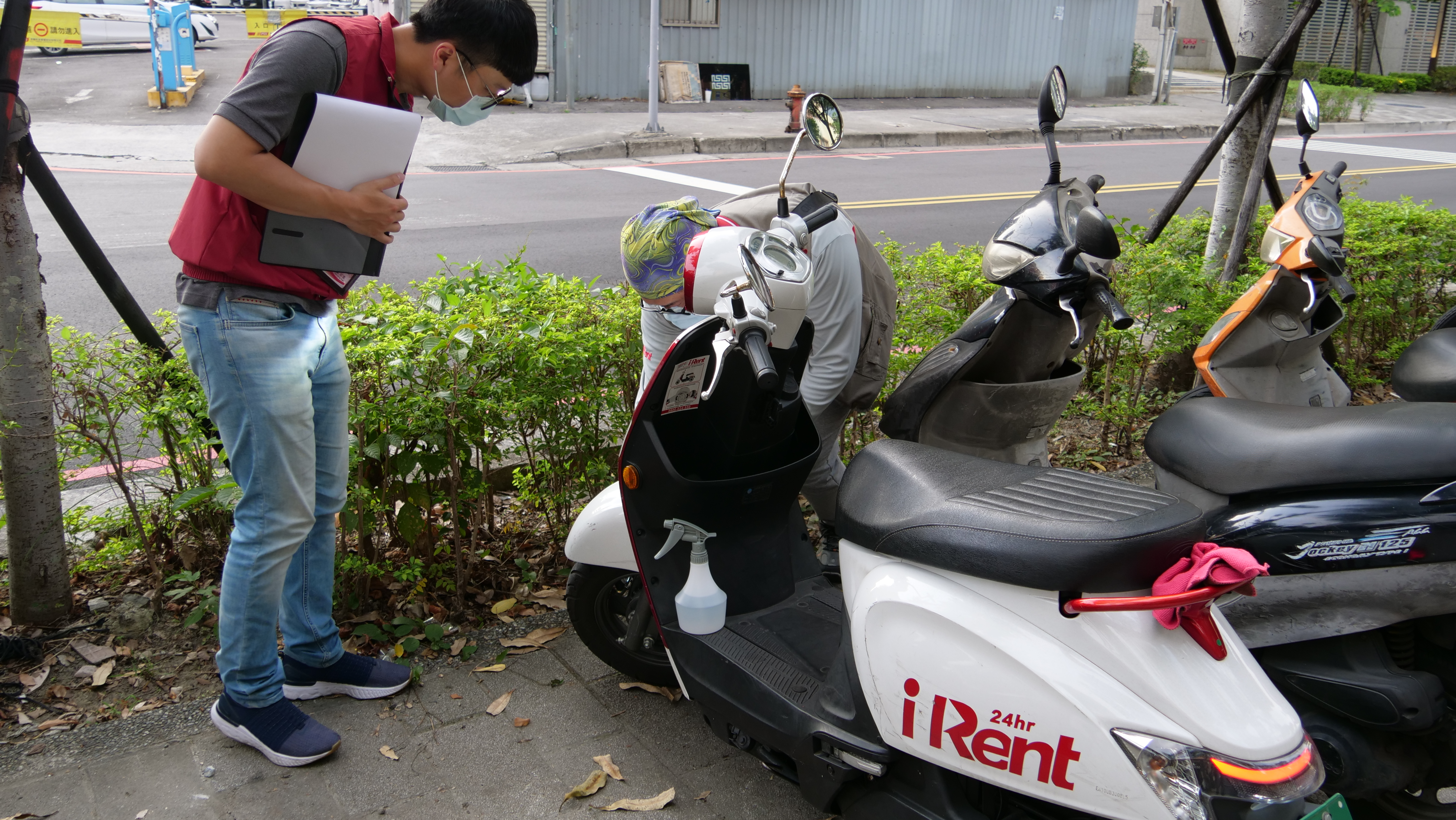稽查共享機車檢修情形