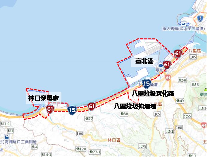 4.西濱海岸空維區管制範圍圖