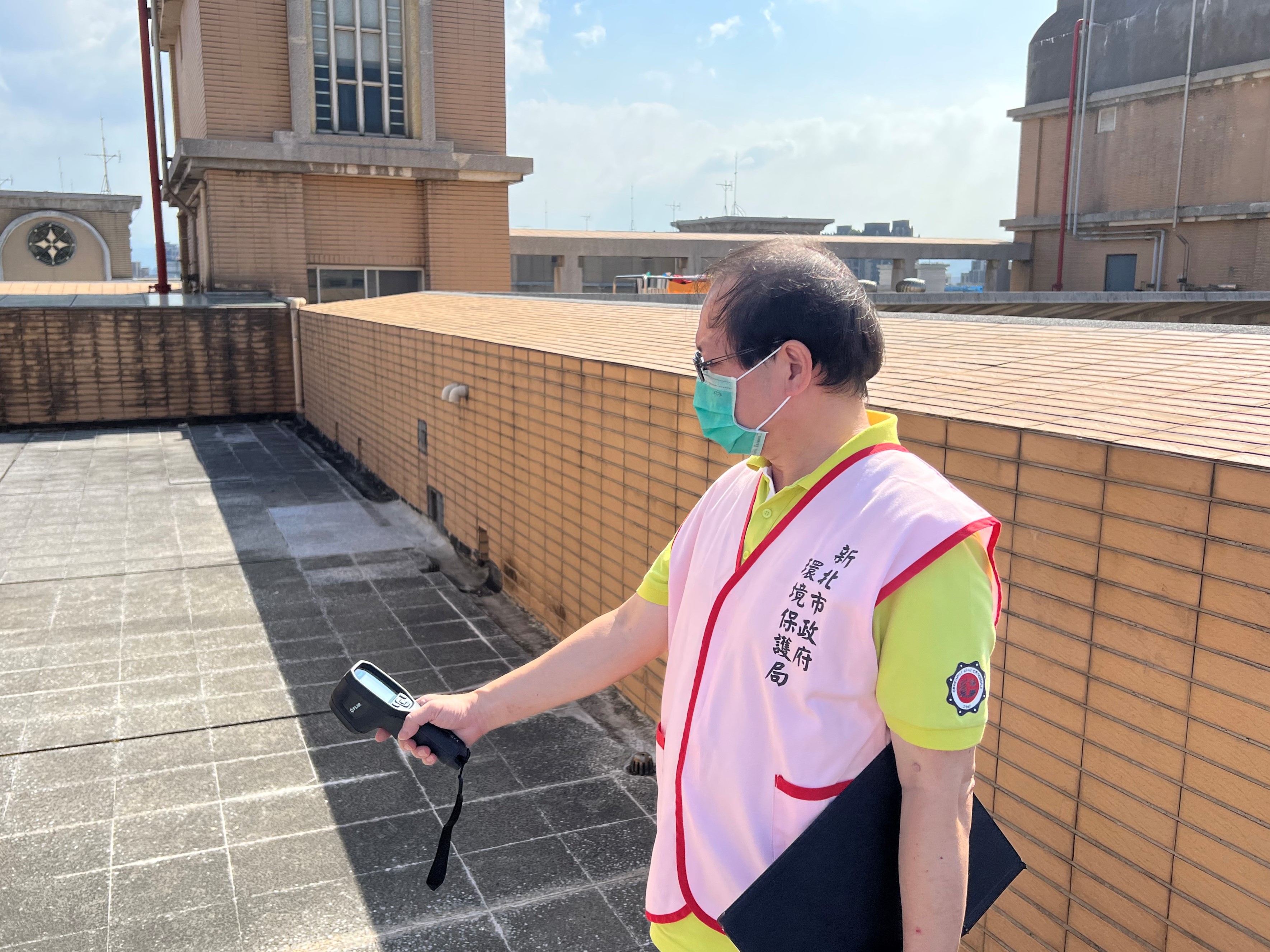 1.節電診所-熱顯像儀測量-屋頂溫度檢測