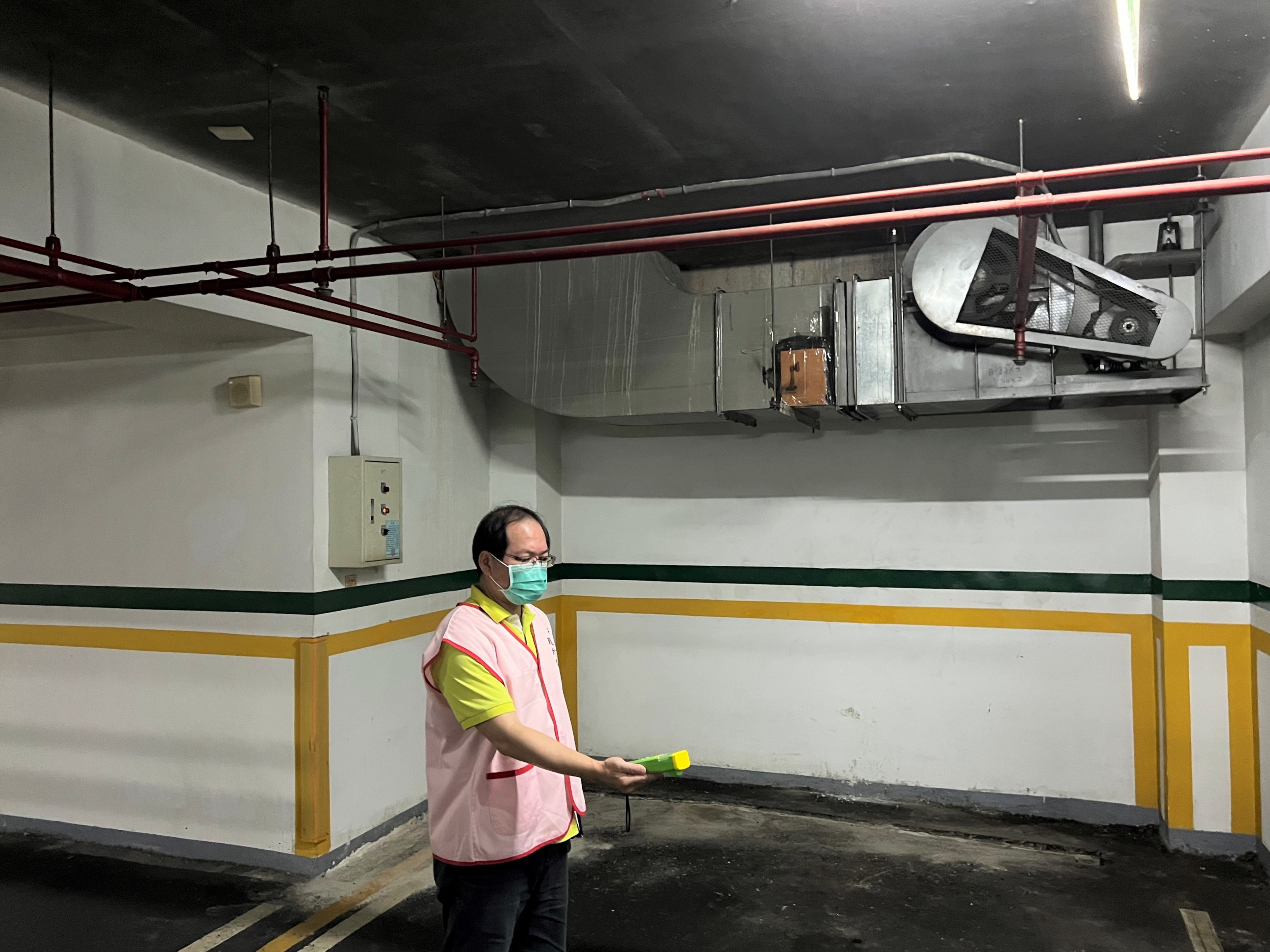 2.節電診所-地下室停車場一氧化碳濃度檢測