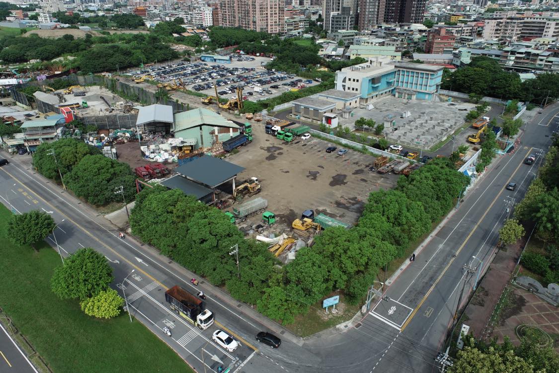 社宅基地位置示意圖(基地一)。