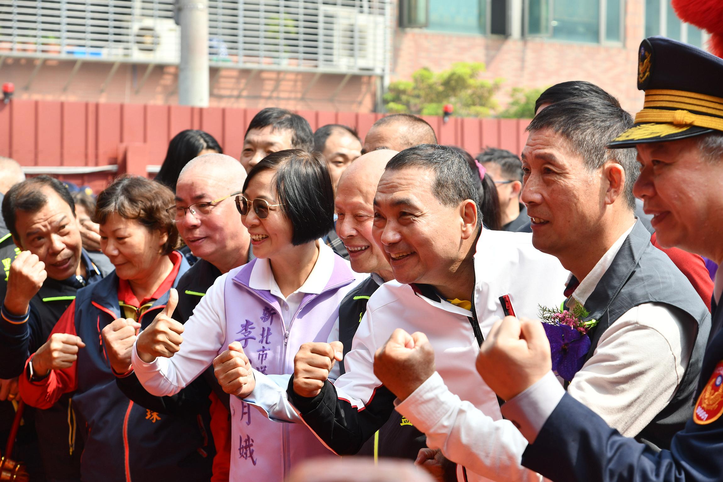 侯友宜主持動土典禮，期盼工程順利進行、如期完工，為警察同仁帶來完善的辦公環境。
