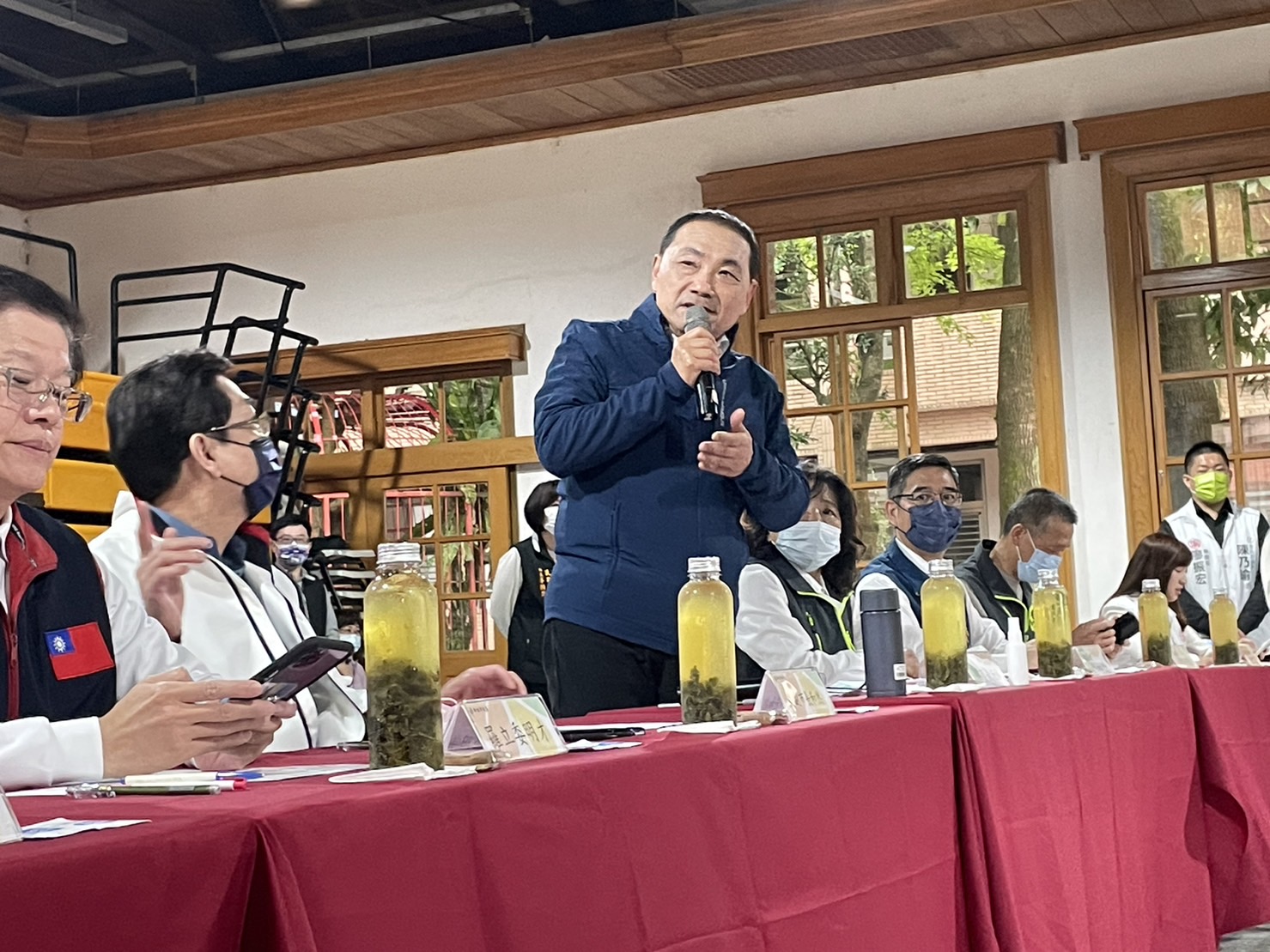侯市長於會前致詞。