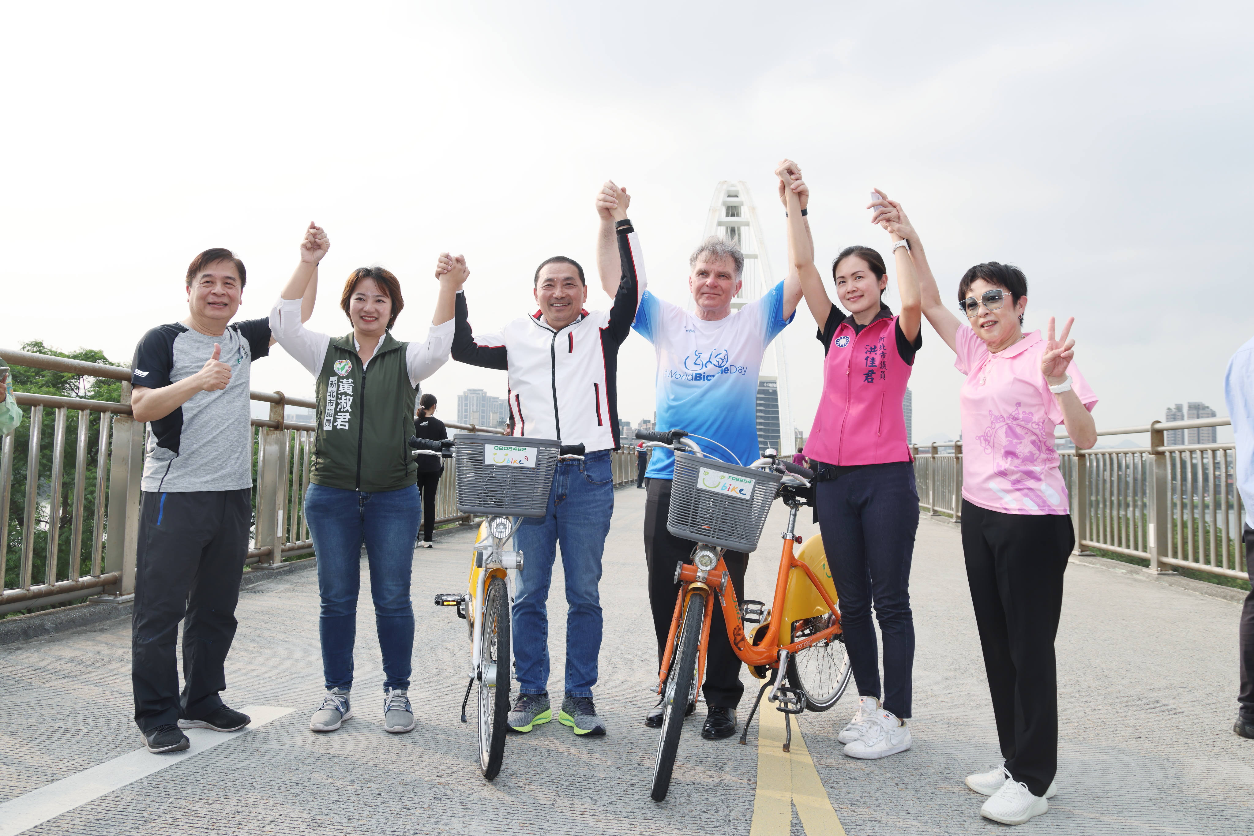 會見世界自行車發起人Leszek Sibilski 推廣新北市自行車友善騎乘環境