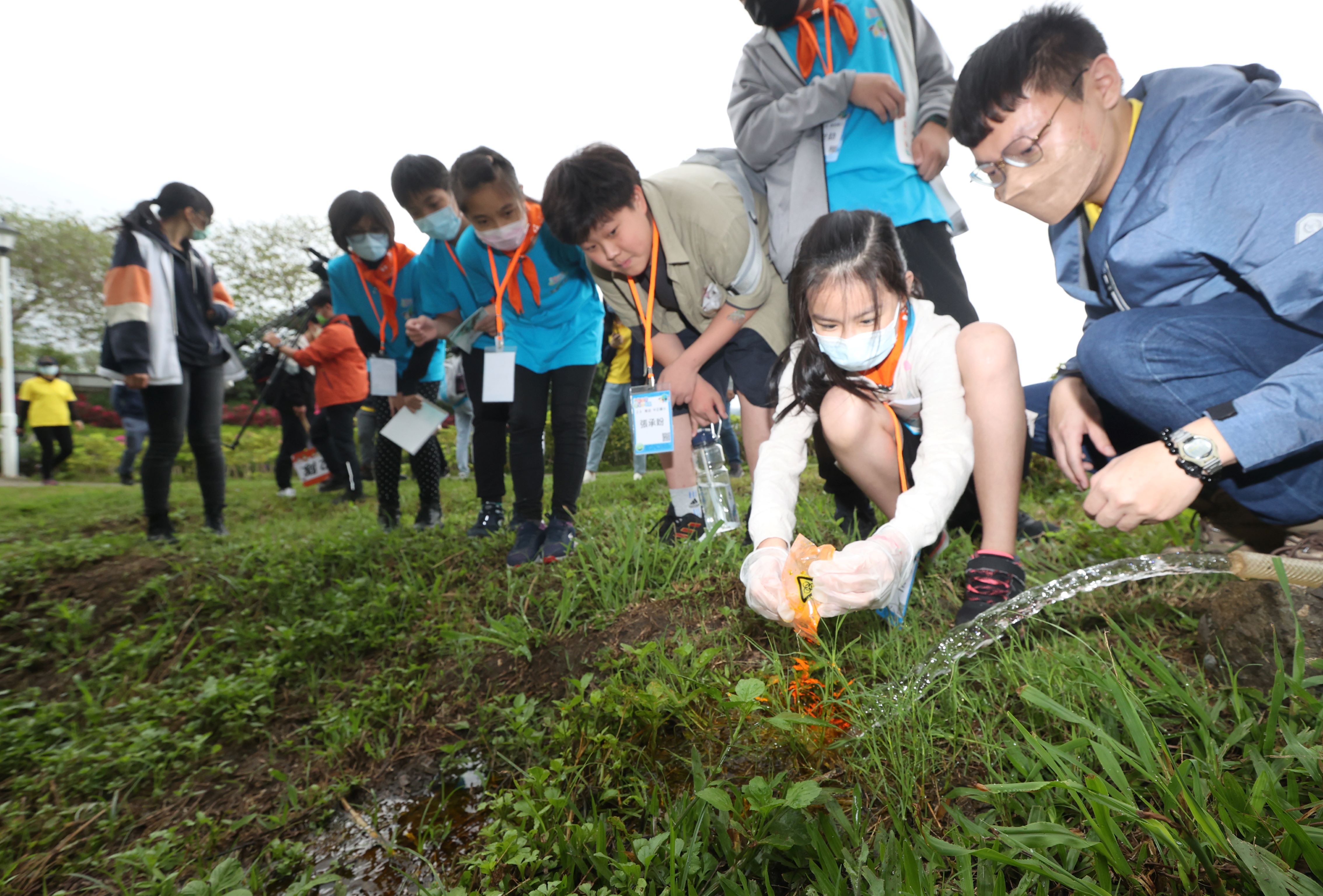 4.「水污追追追」關卡讓小局長們了解如何進行污染源追蹤查核
