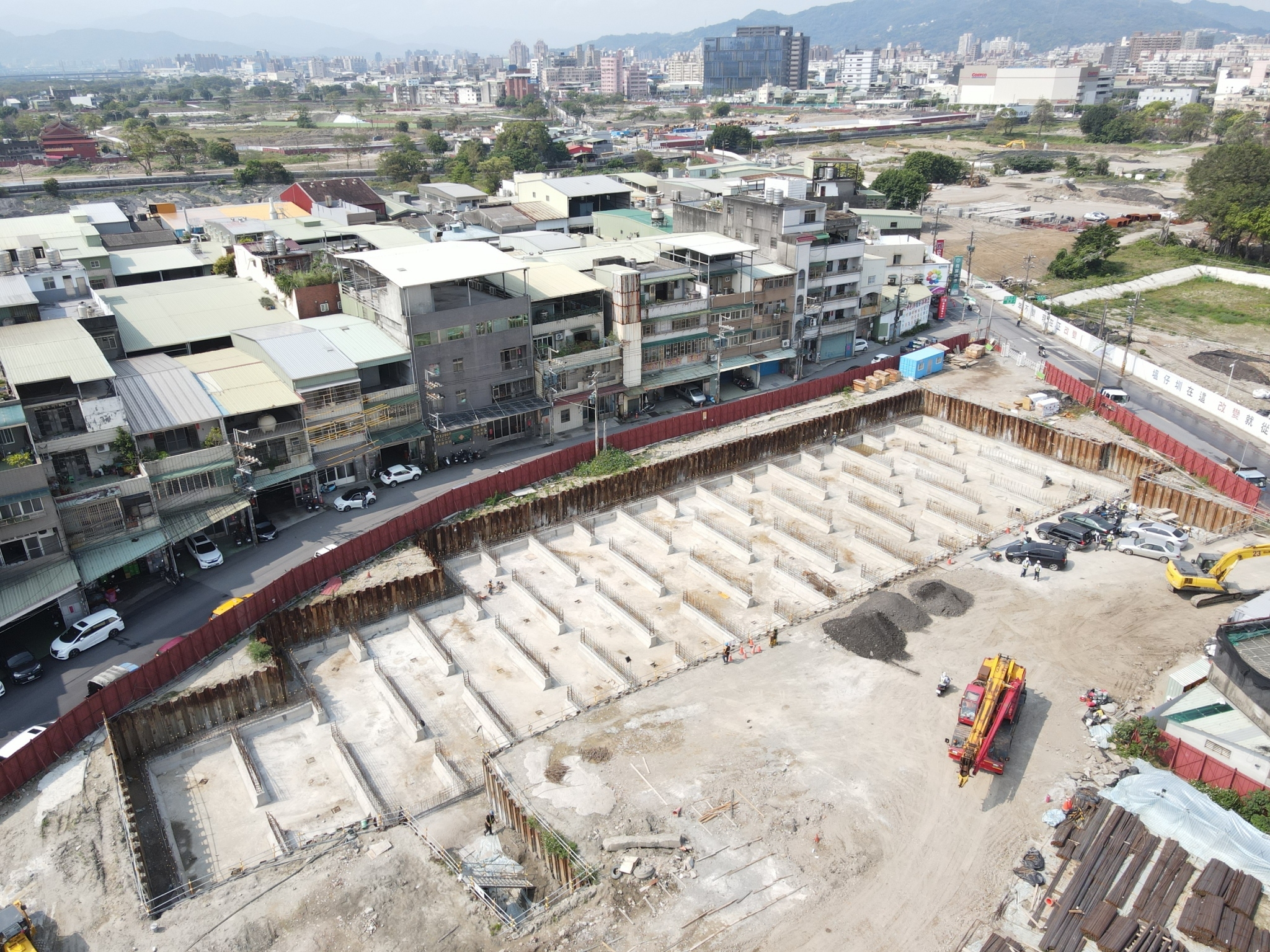 廣停三滯洪池工程進度已達40_，預計今年底就能完工。新北市地政局提供