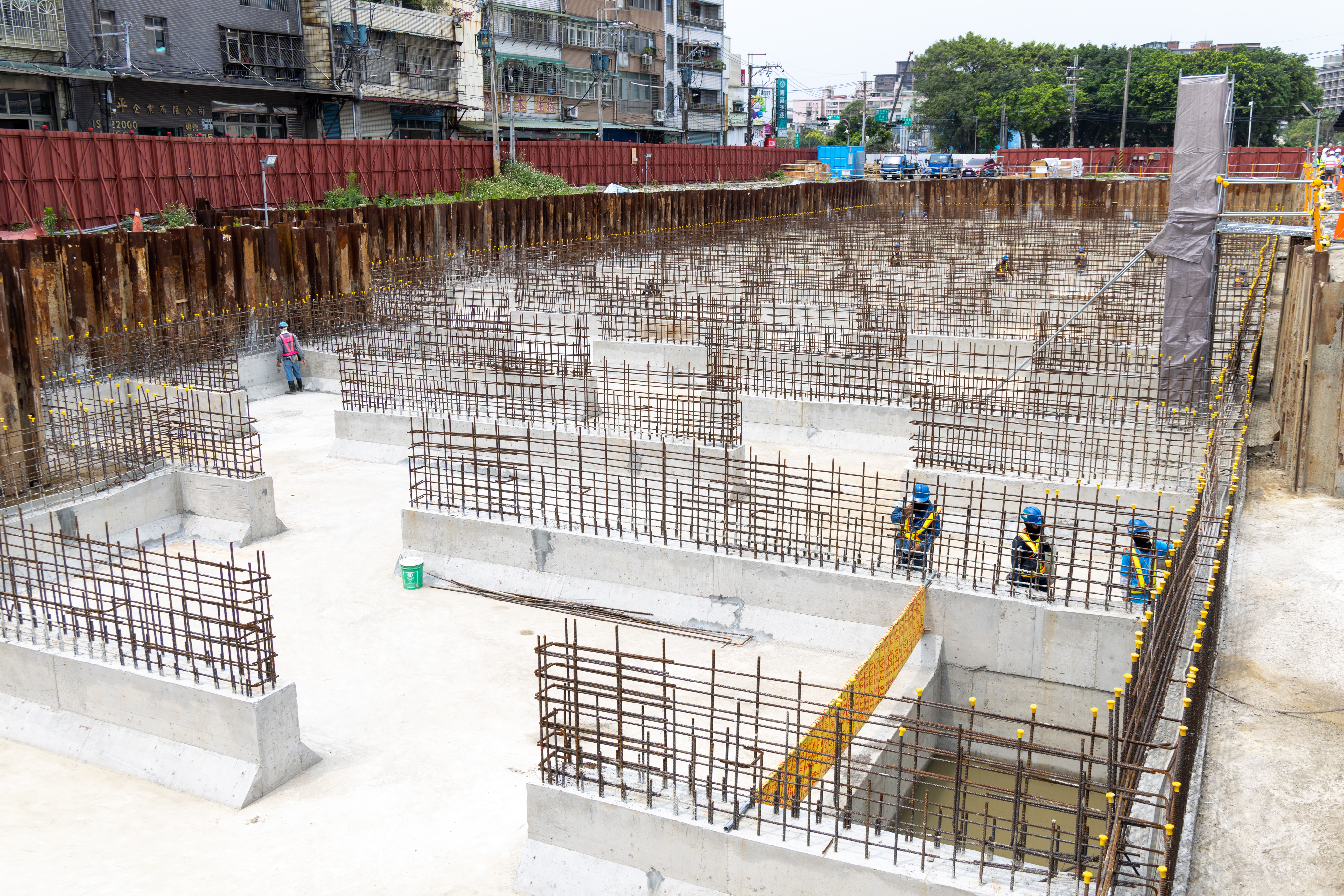 新泰塭仔圳市地重劃案廣停三滯洪池工程