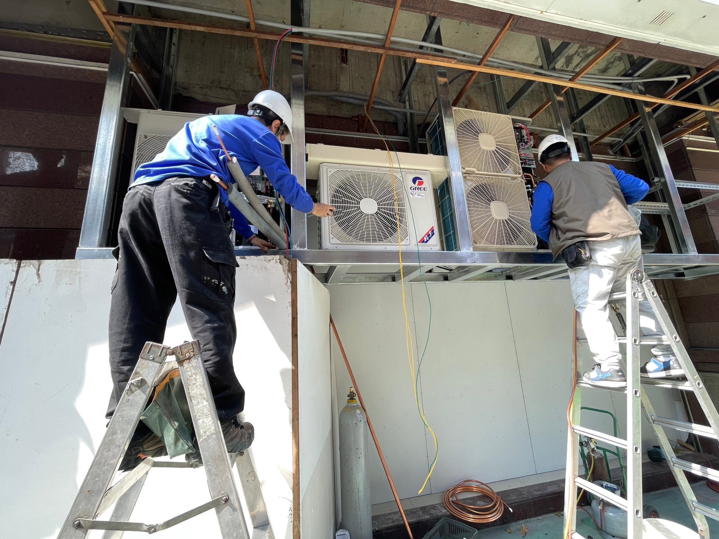 業者汰換空調及冰箱主機，增加運轉效率